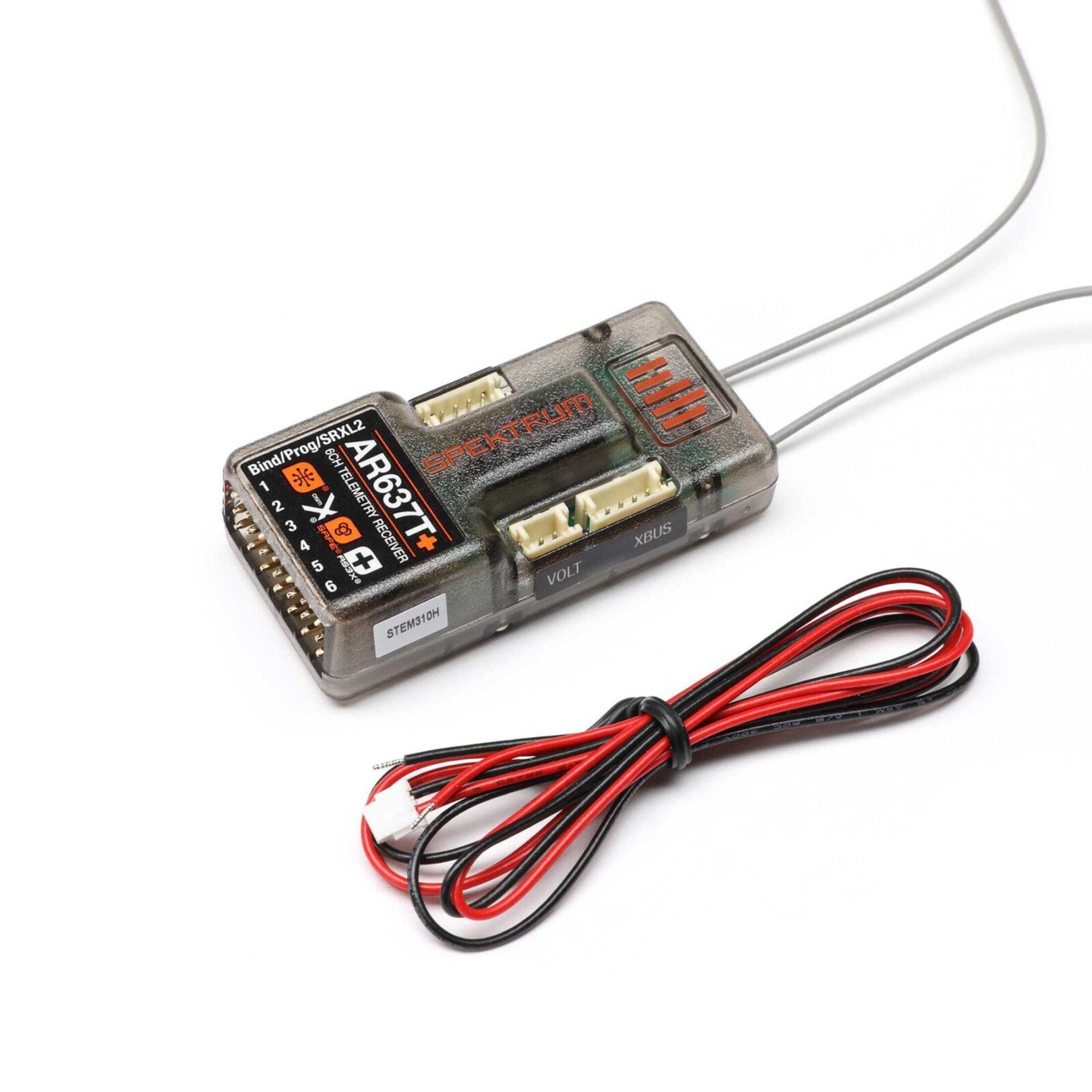 Spektrum AR637T+ DSMX 6 Kanal AS3X+ & SAFE Telemetry Empfänger RC-Fernsteuerung