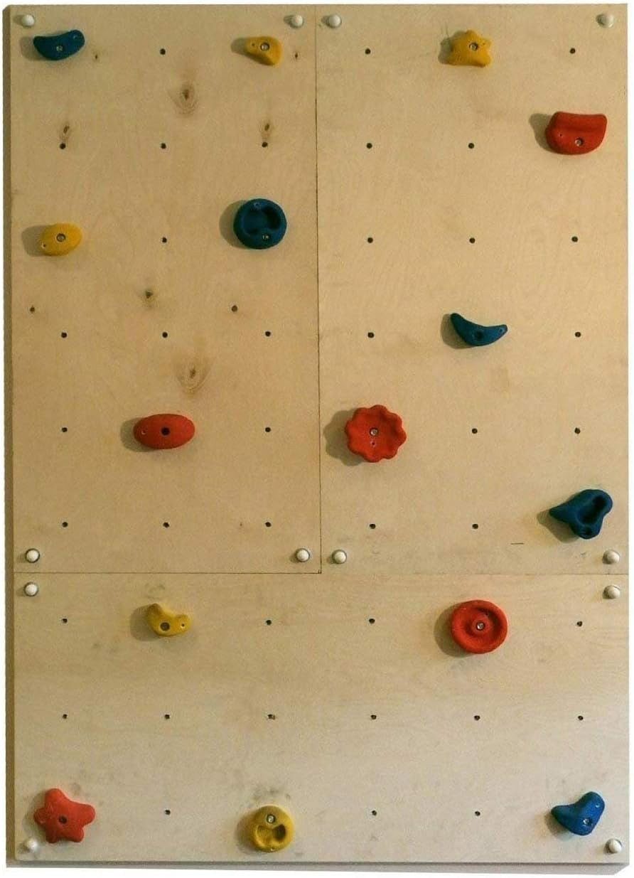 Gartenpirat Kletterwand Kletterwand Indoor mit bunten Klettersteinen und Montagematerial, (3-St)