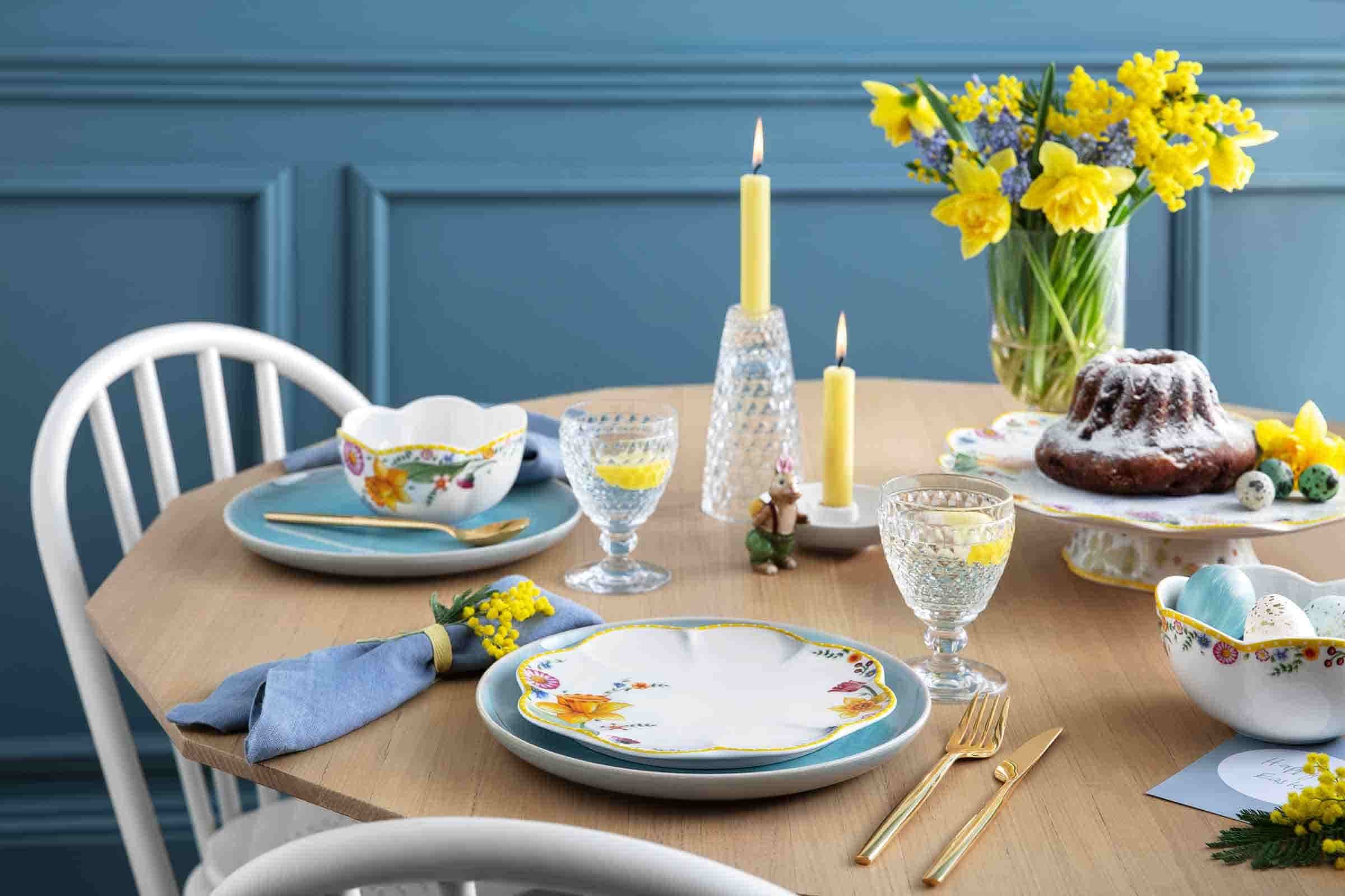 Villeroy & Boch Kombiservice Spring Awakening Frühstücks-Set (6-tlg), Porzellan