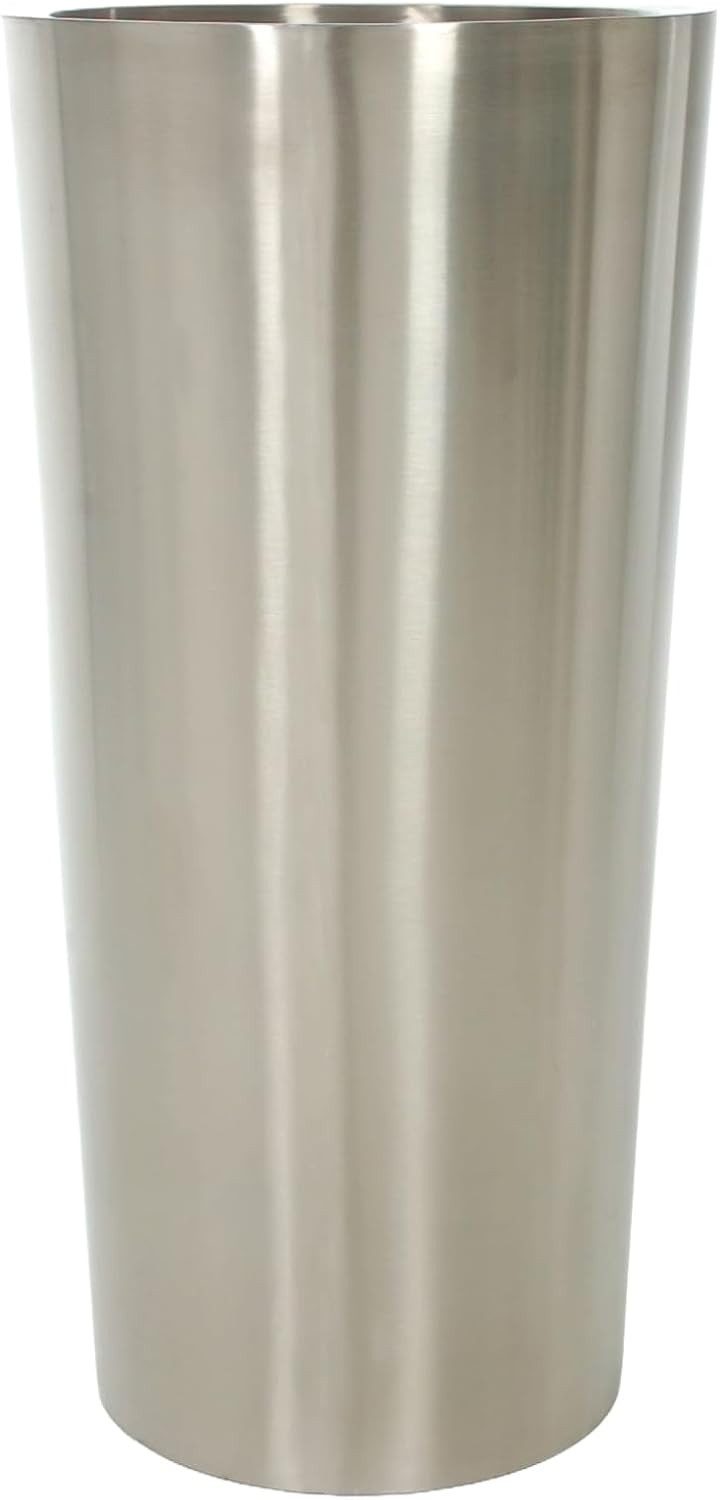 VIVANNO Pflanzkübel Edelstahl RONDO Rund - Silber Gebürstet (1 St), 35x35x70 cm. € 230,90, (€ 230,90 pro 1 Stk).