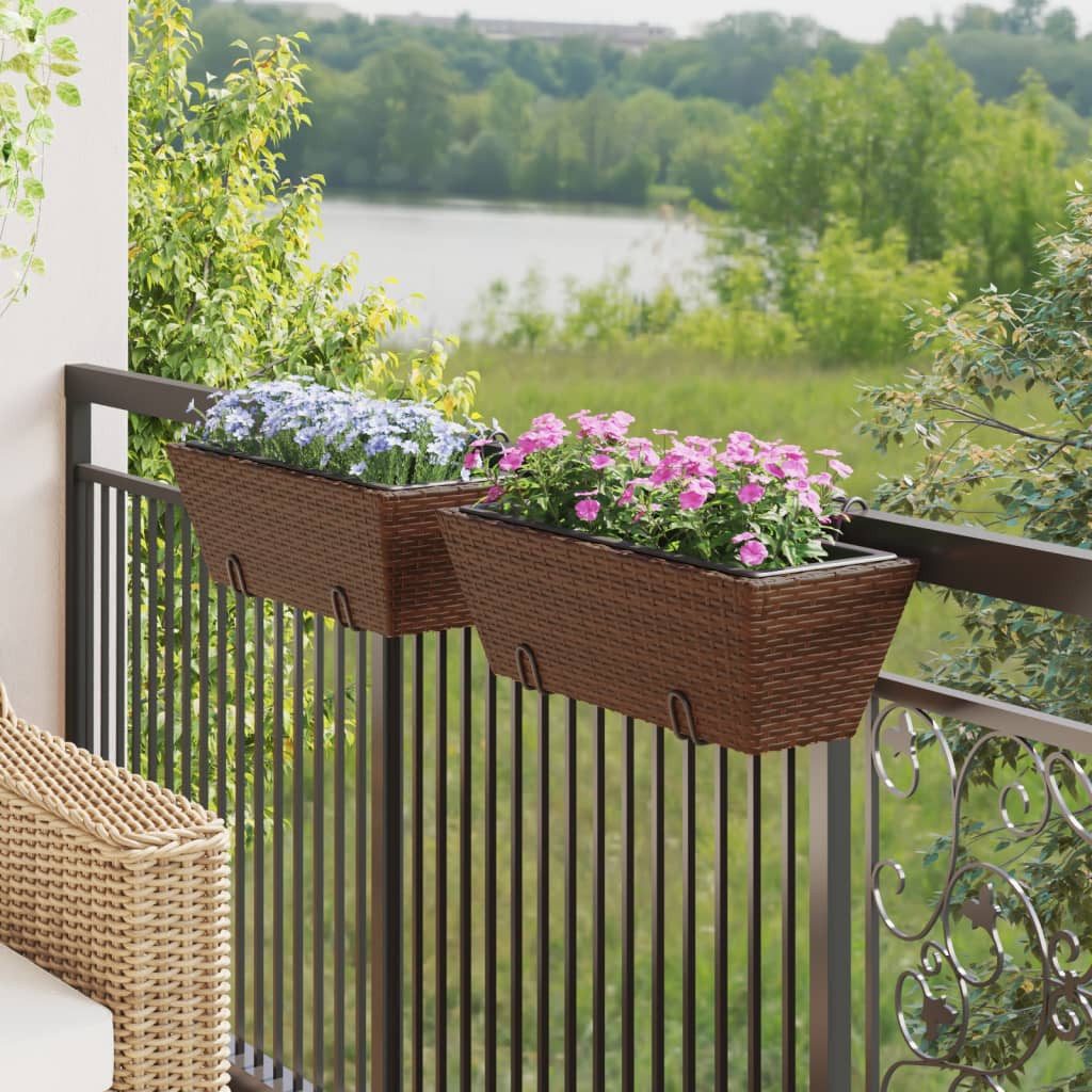 vidaXL Blumentopf Pflanzkübel mit Haken 2 günstig online kaufen