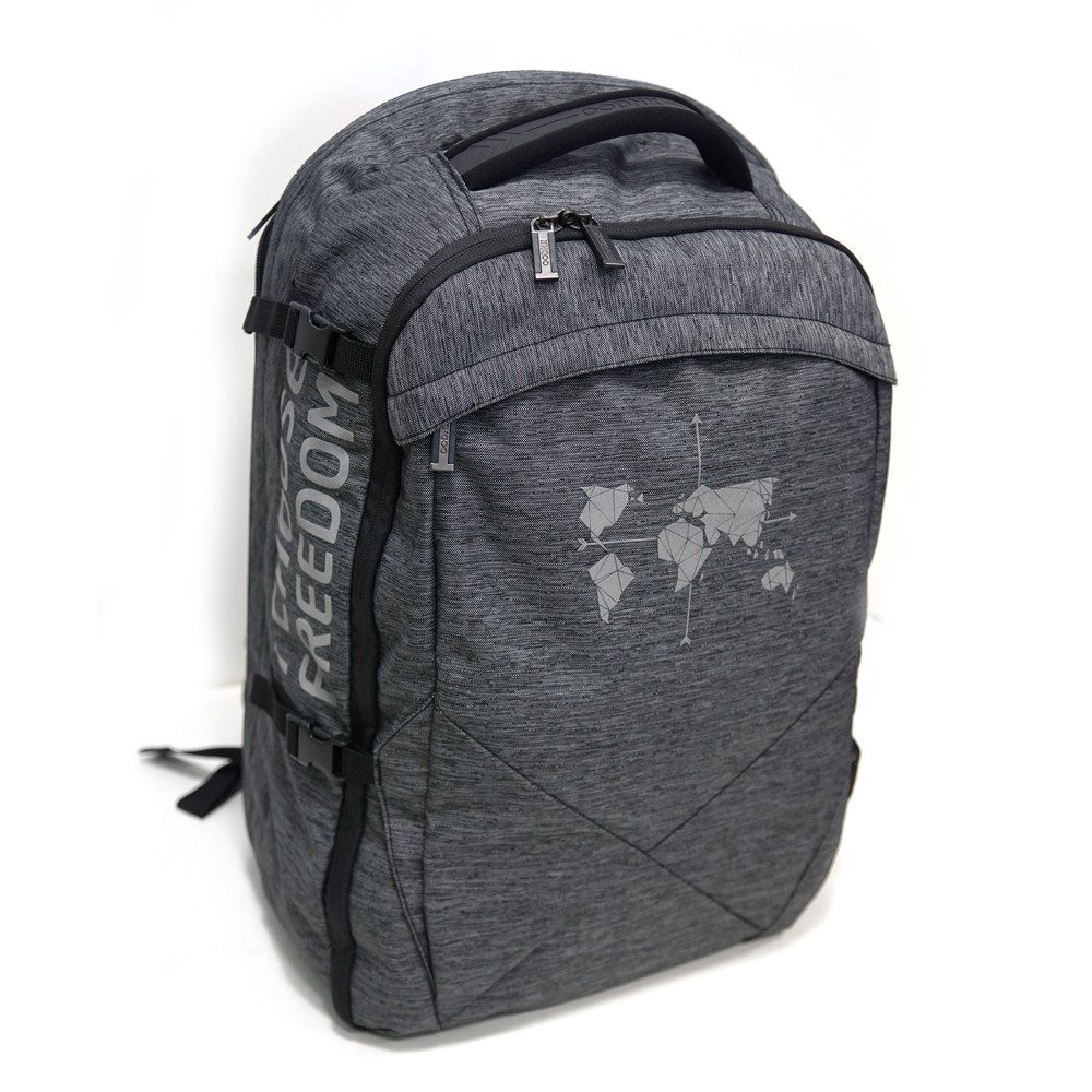 outdoorer Reiserucksack Digital Nomad 35 - Flugzeug-Handgepäck, Laptopfach, 35 l Business-Rucksack für Digitale Nomaden, vegan, handgepäcktauglich