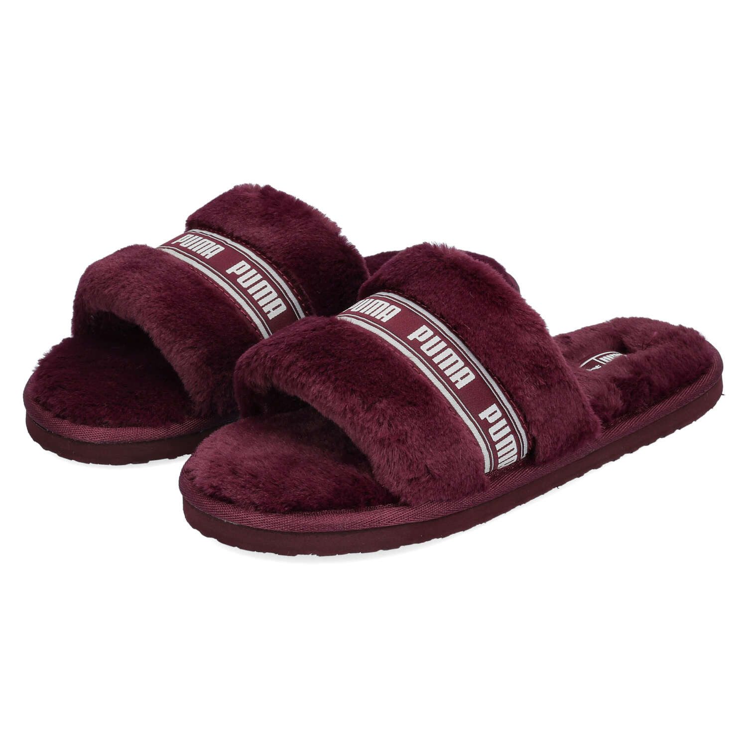 PUMA Puma Fluff Dark Jasper-Warm White Slipper