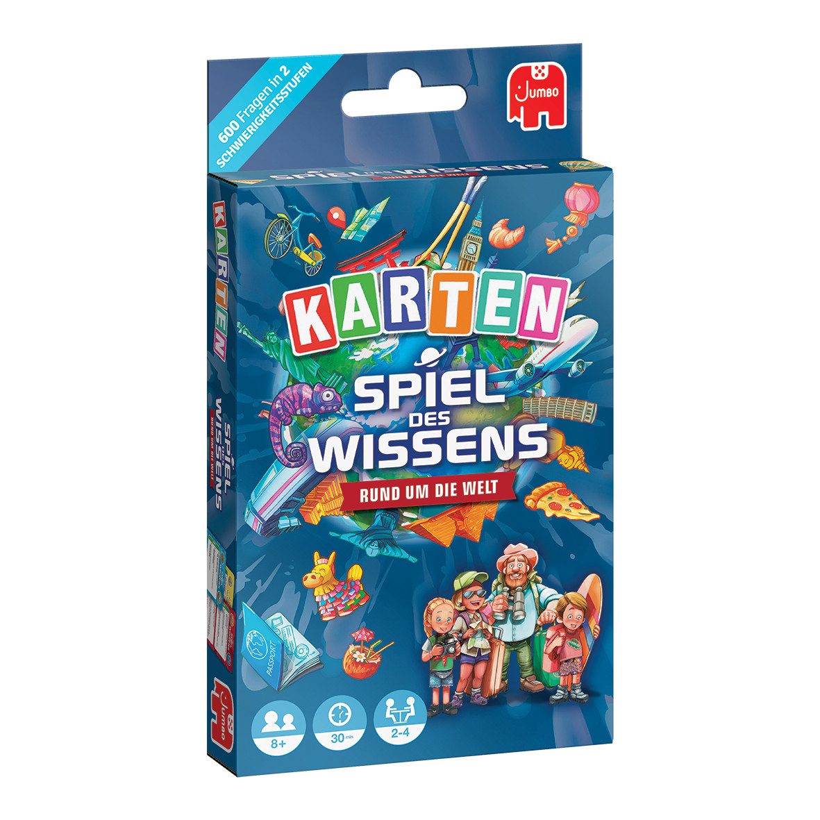 Jumbo Игры Spiel Spiel des Wissens Rund um die Welt, Kartenspiel, Kartenspiel