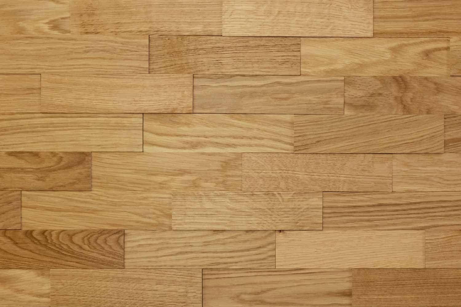 Wodewa Wandpaneel Echtholz Eiche Natur, geölt - Serie 200, BxL: 5,00x20,00 cm, 1,00 qm, (Set, 100-tlg., 100-tlg) zur Decken- und Wandmontage geeignet, Farbe hellbraun, 3D-Optik