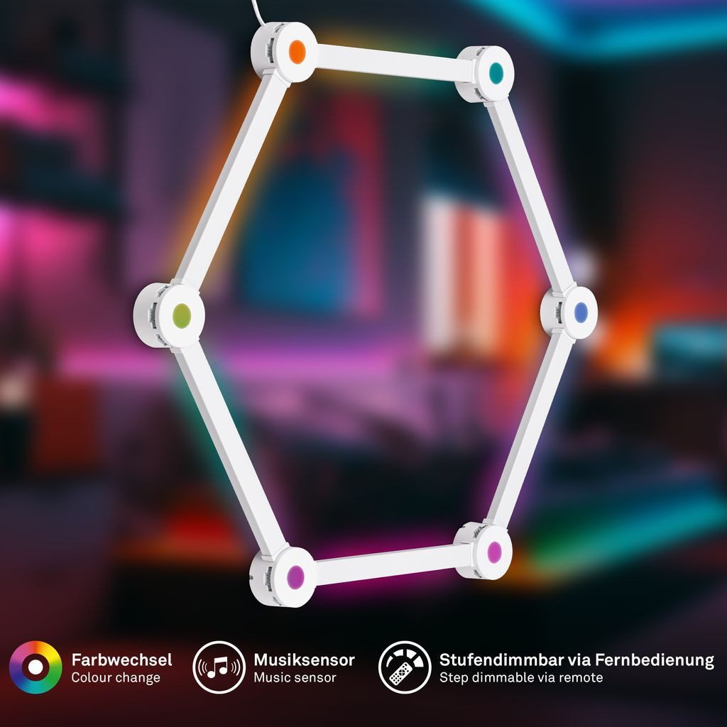 Briloner Leuchten Wandleuchte 3949016, Dimmfunktion, LED fest integriert