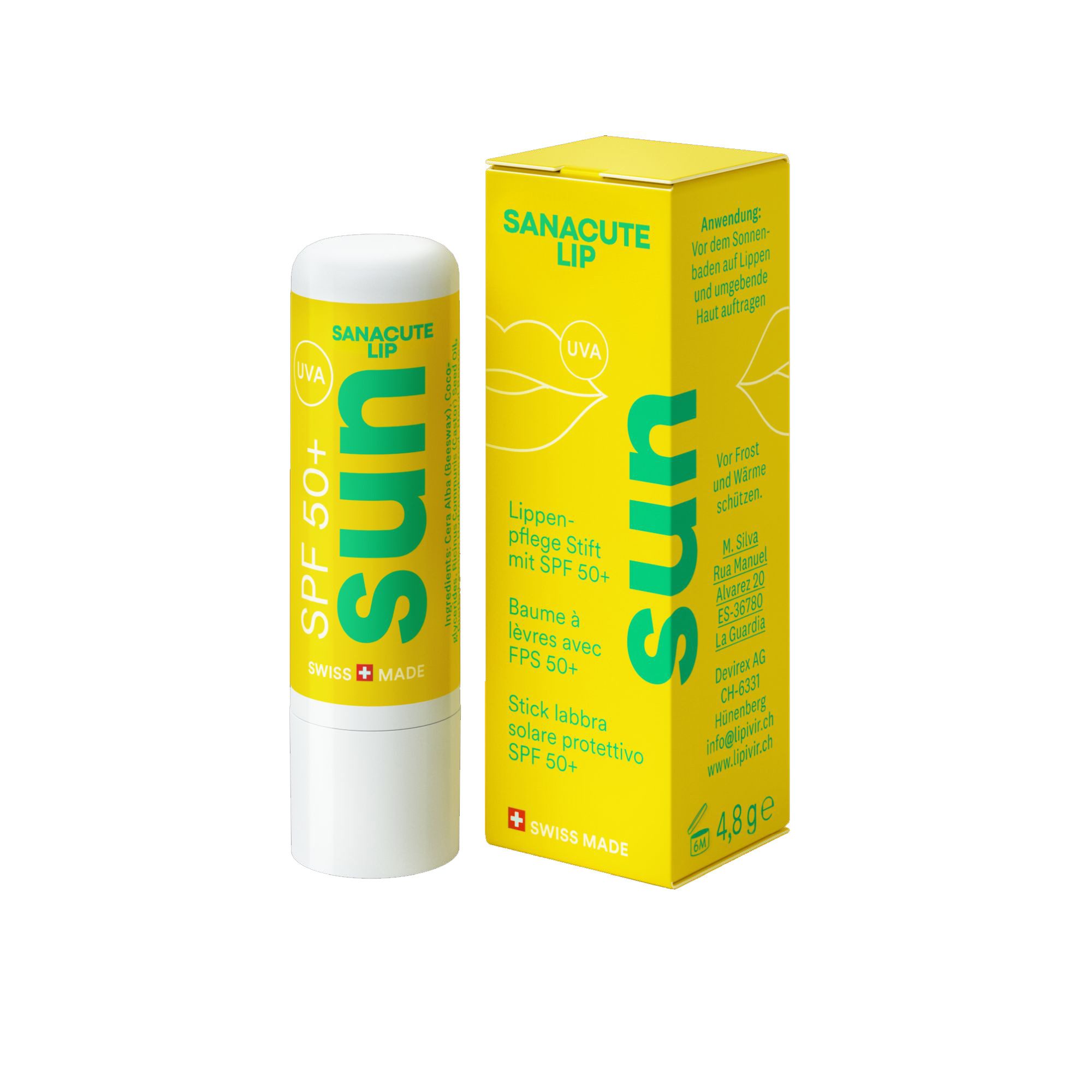 Sanacute Gesichtslotion Lippenpflegestift, 1-tlg.