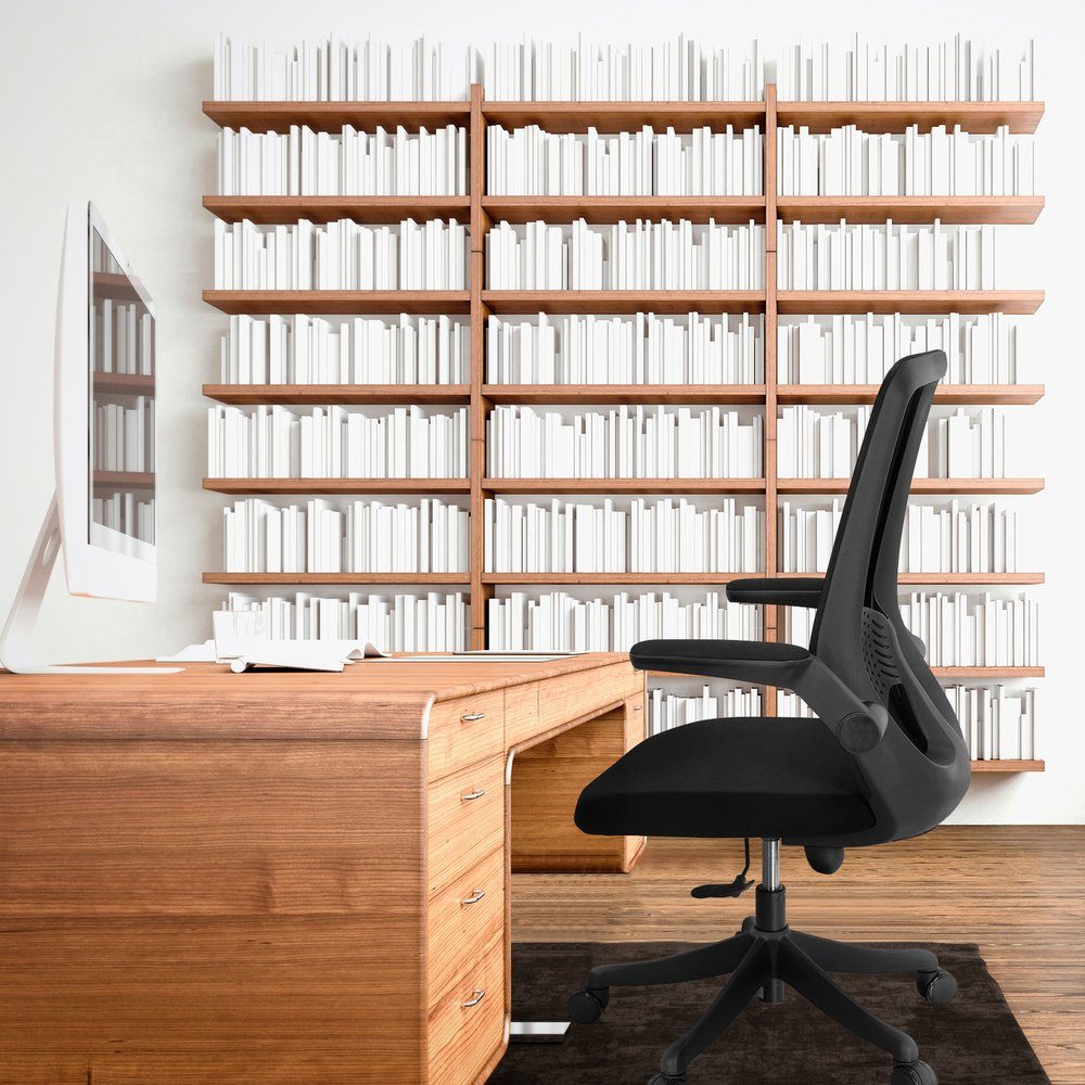MIKO Schreibtischstuhl St), hjh Drehstuhl Home (1 Bürostuhl Office ergonomisch OFFICE Stoff/Netzstoff B