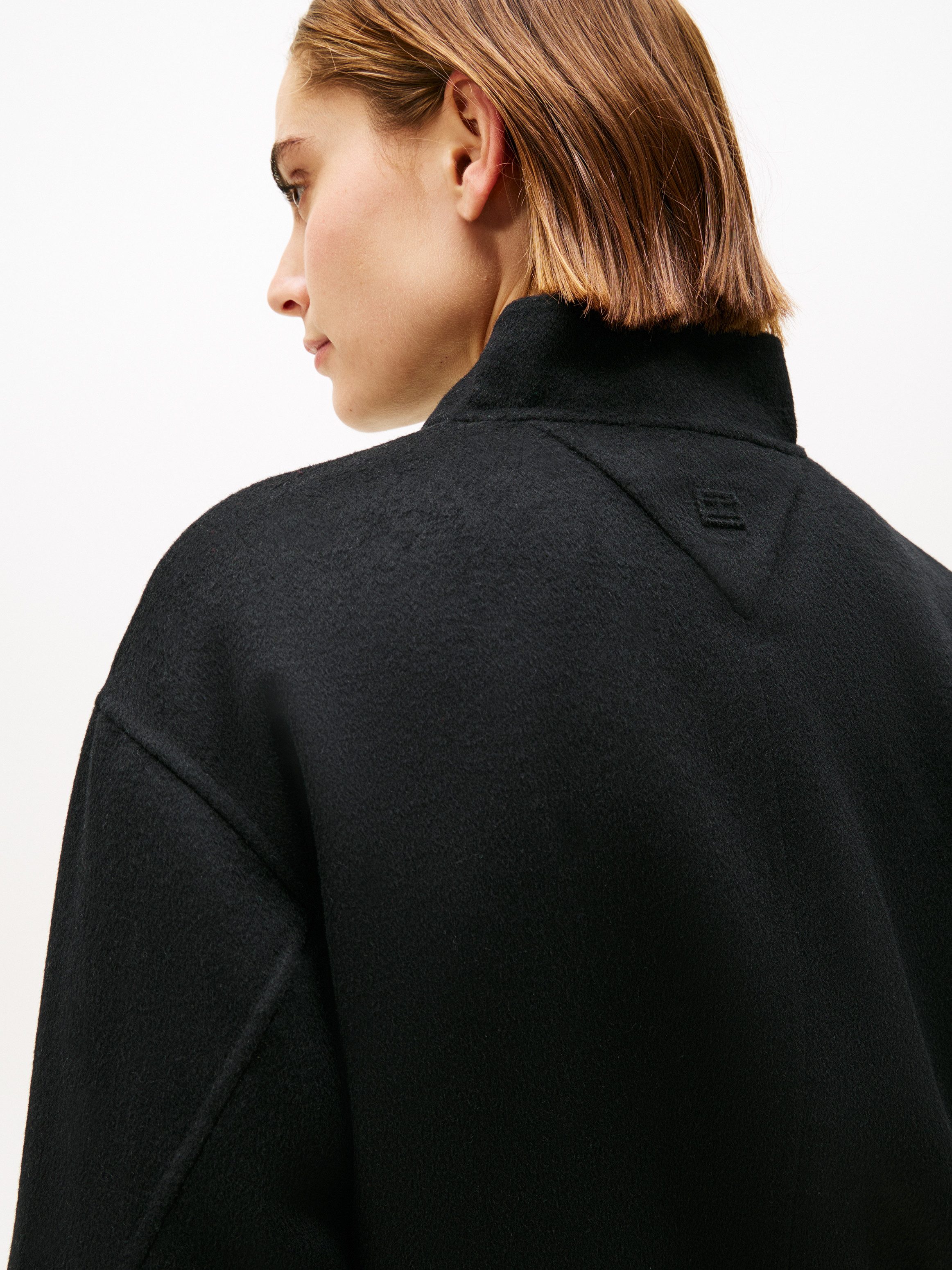 Tommy Hilfiger Bomberjacke DF WOOL SHORT BOMBER mit Wolle