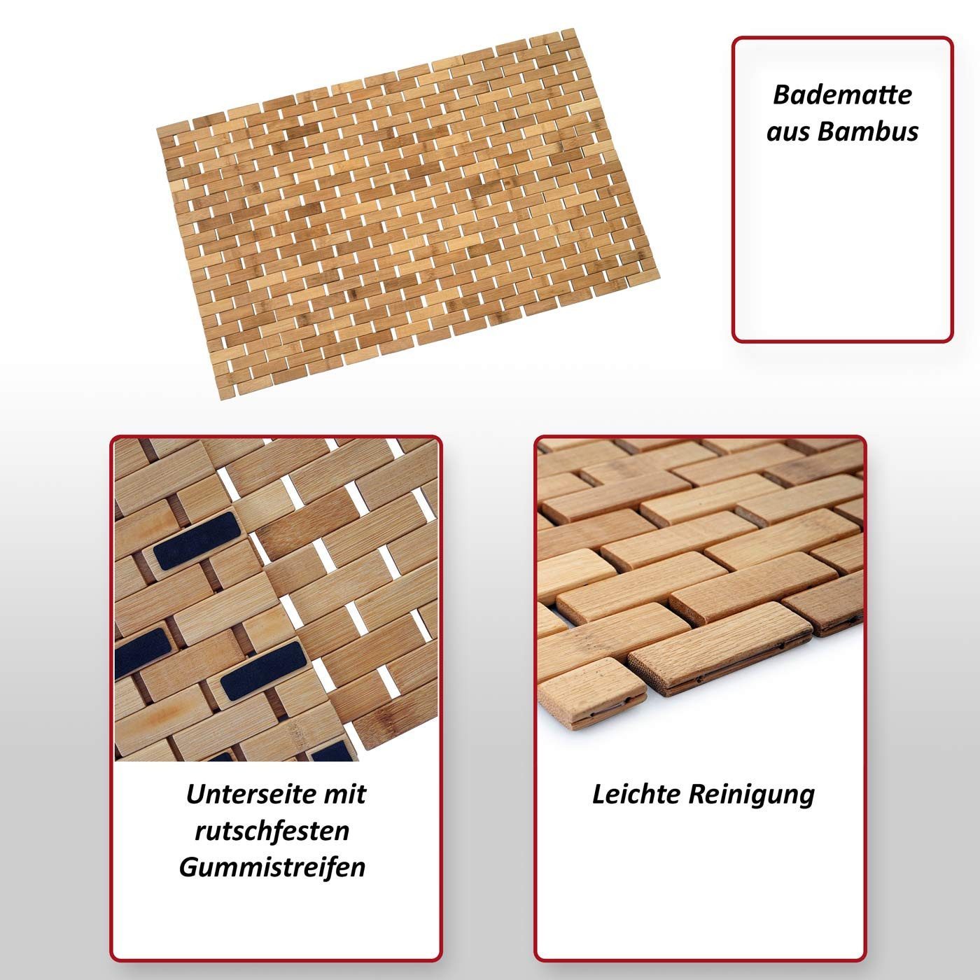MCW Badmöbel-Set MCW-B18-5, (Set, 5-St., 5er), rutschfeste Badematte, magnetischer Türverschluss