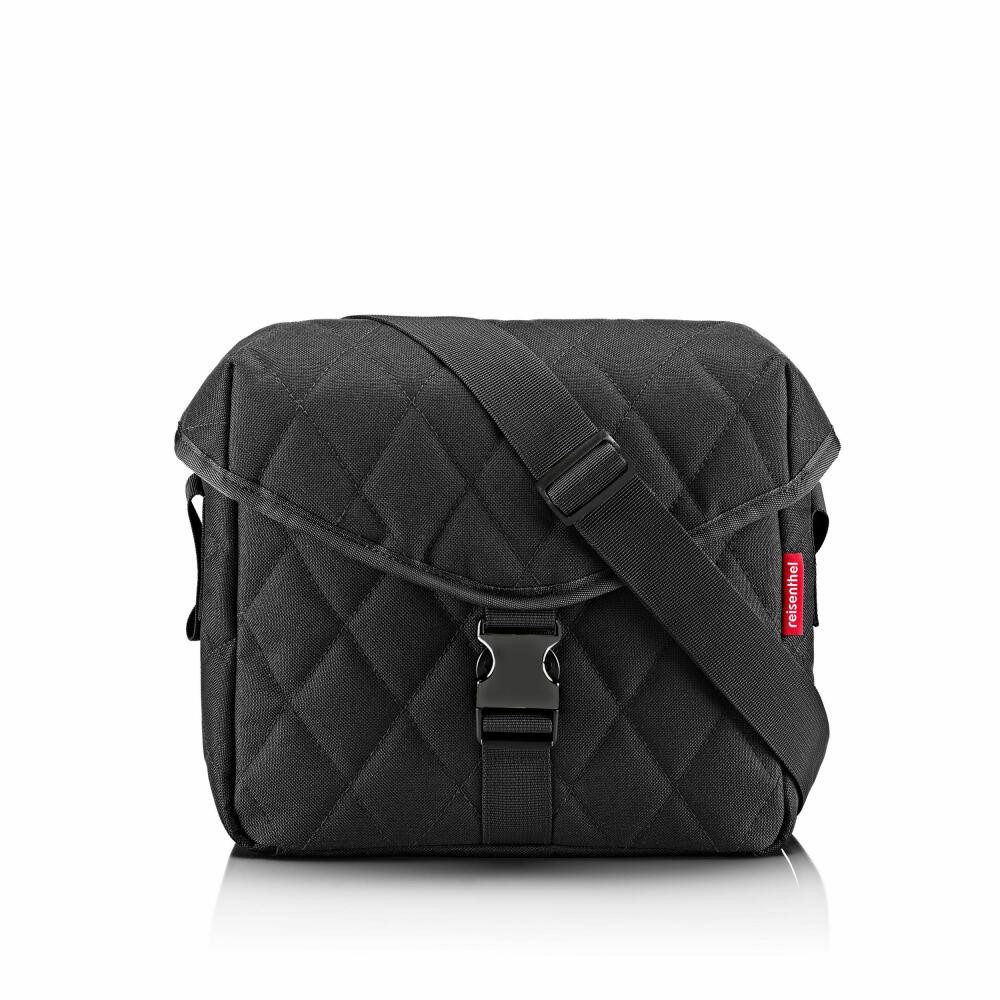 REISENTHEL® Handtasche saddle bag M Rhombus Black