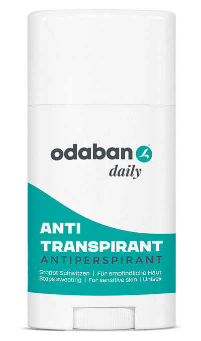 Odaban Deo-Stift odaban® daily Antitranspirant Deo Stick gegen Schwitzen unisex, 1-tlg.