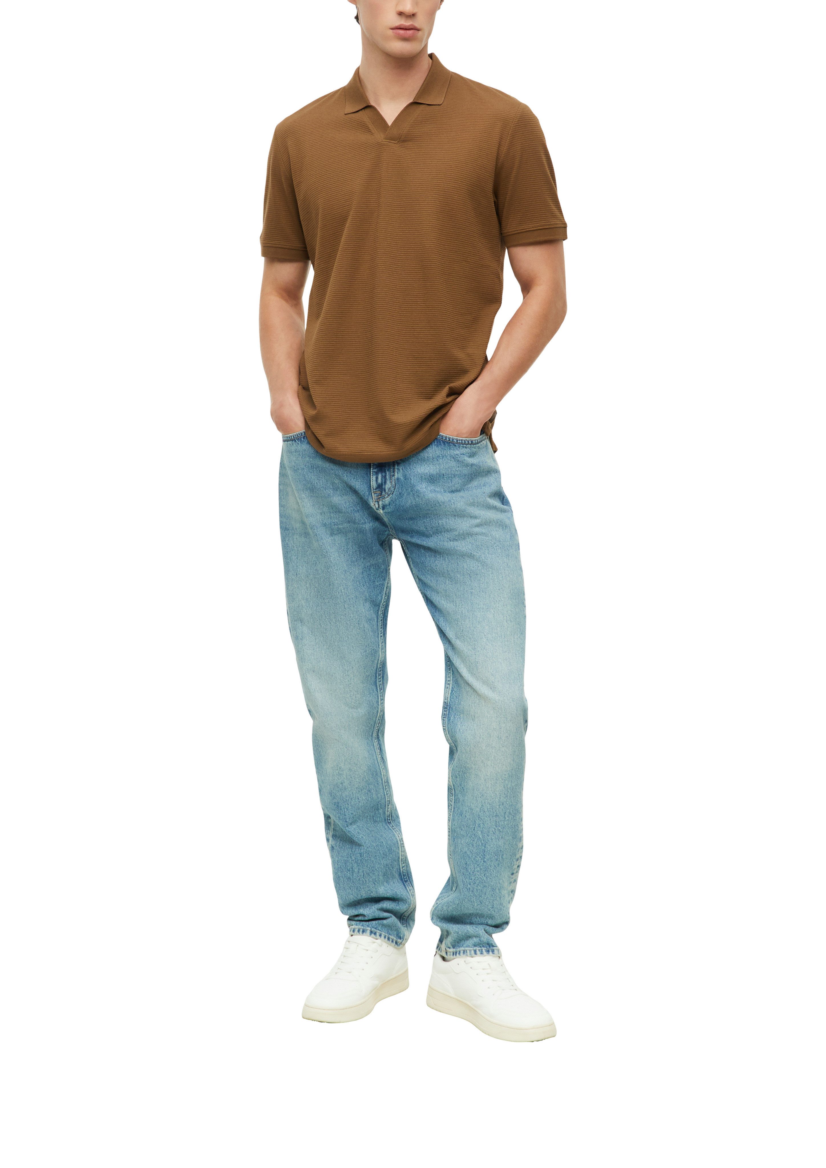 s.Oliver Poloshirt Sommer-Polo in Struktur-Optik – Bild 3 von 4