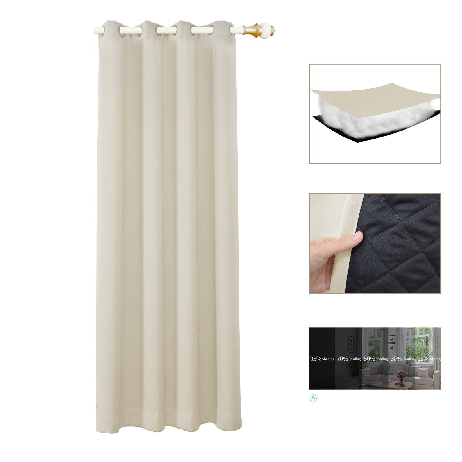 BTTO V&G Türvorhang Trennwandvorhang 1 Panels günstig online kaufen