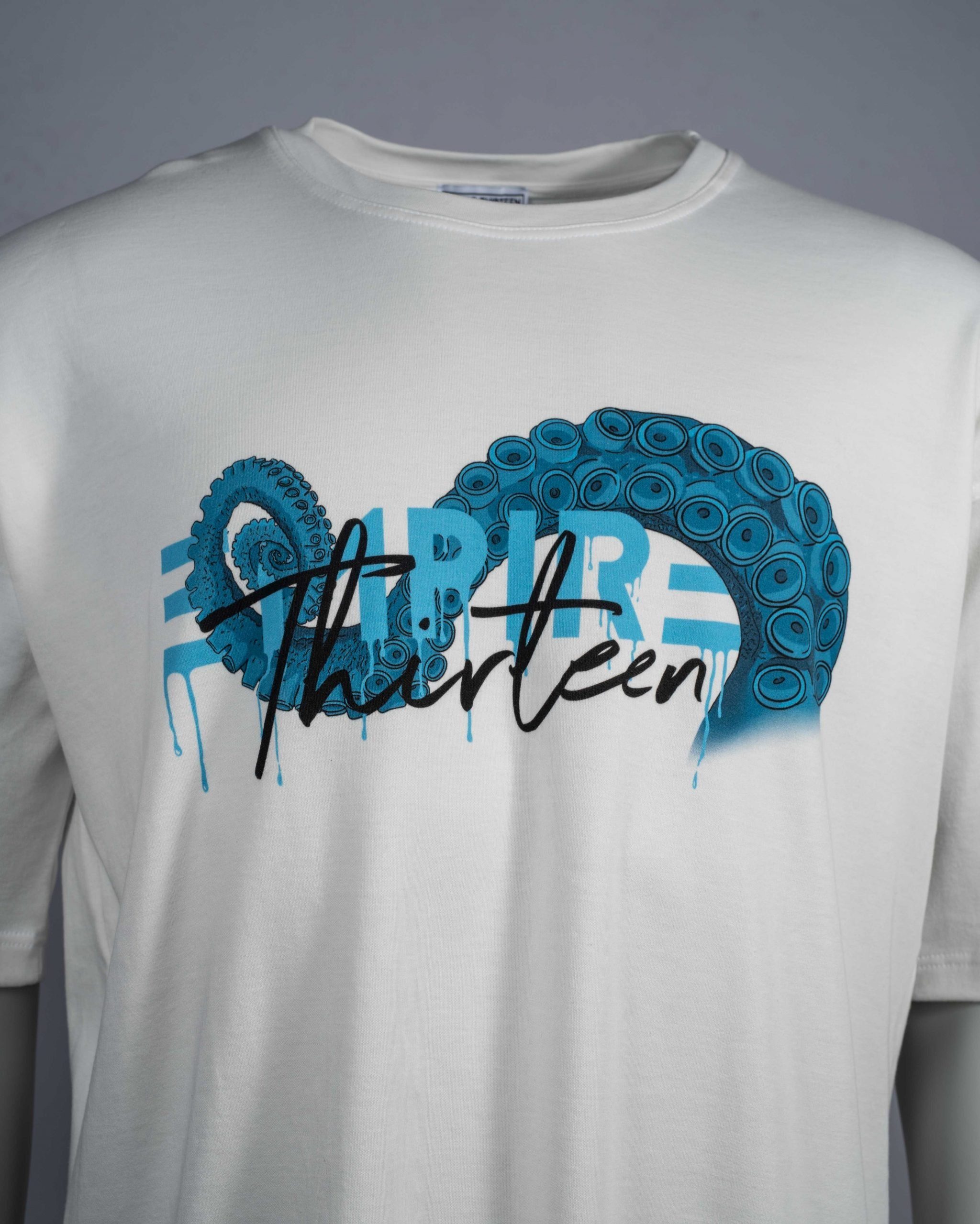 EMPIRE-THIRTEEN Oversize-Shirt DRIPPING OCTOPUS Print auf Vorderseite