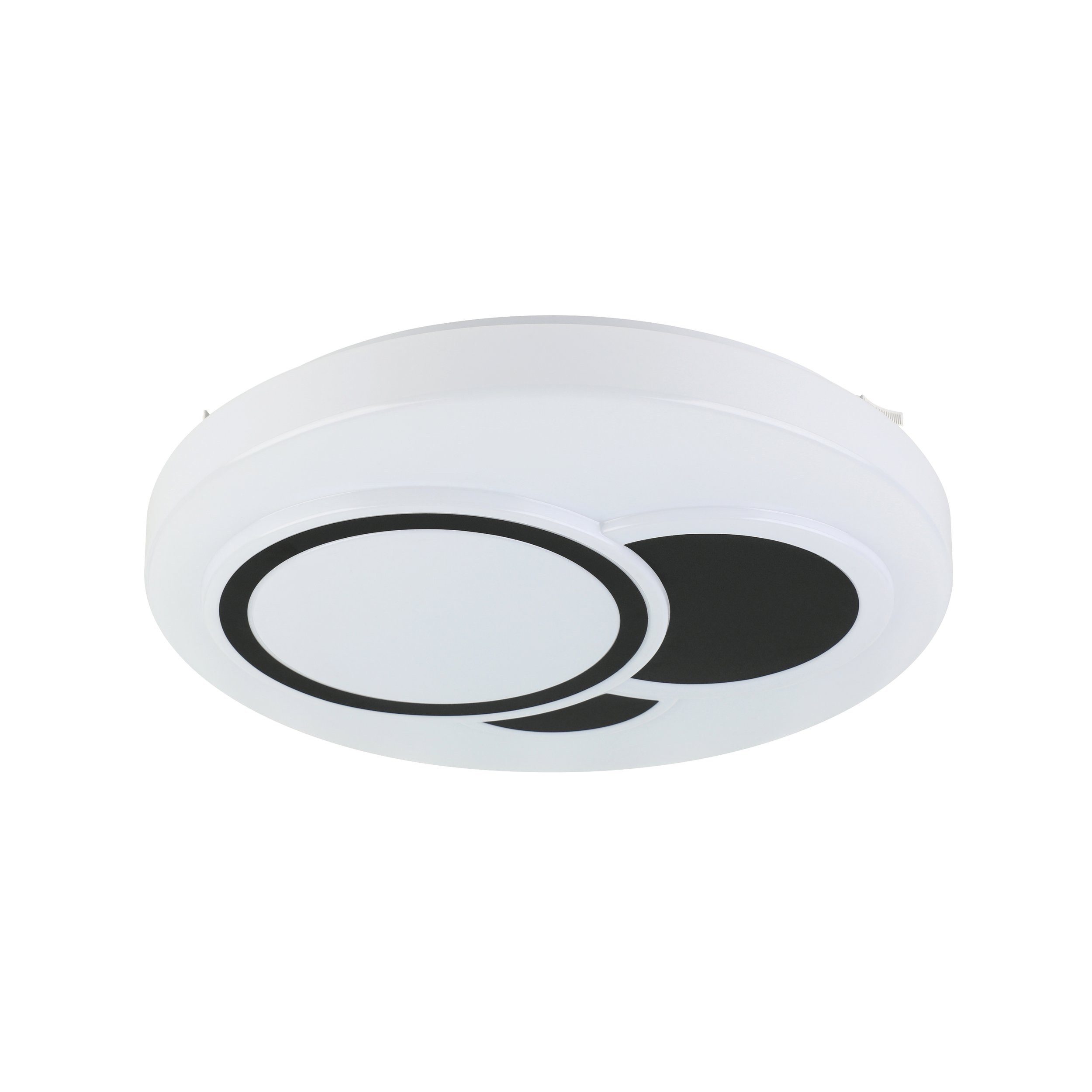 EGLO LED Deckenleuchte Espartaco, Leuchtmittel inklusive, Deckenlampe dimmbar, Fernbedienung, warmweiß-kaltweiß, Ø 38,5 cm