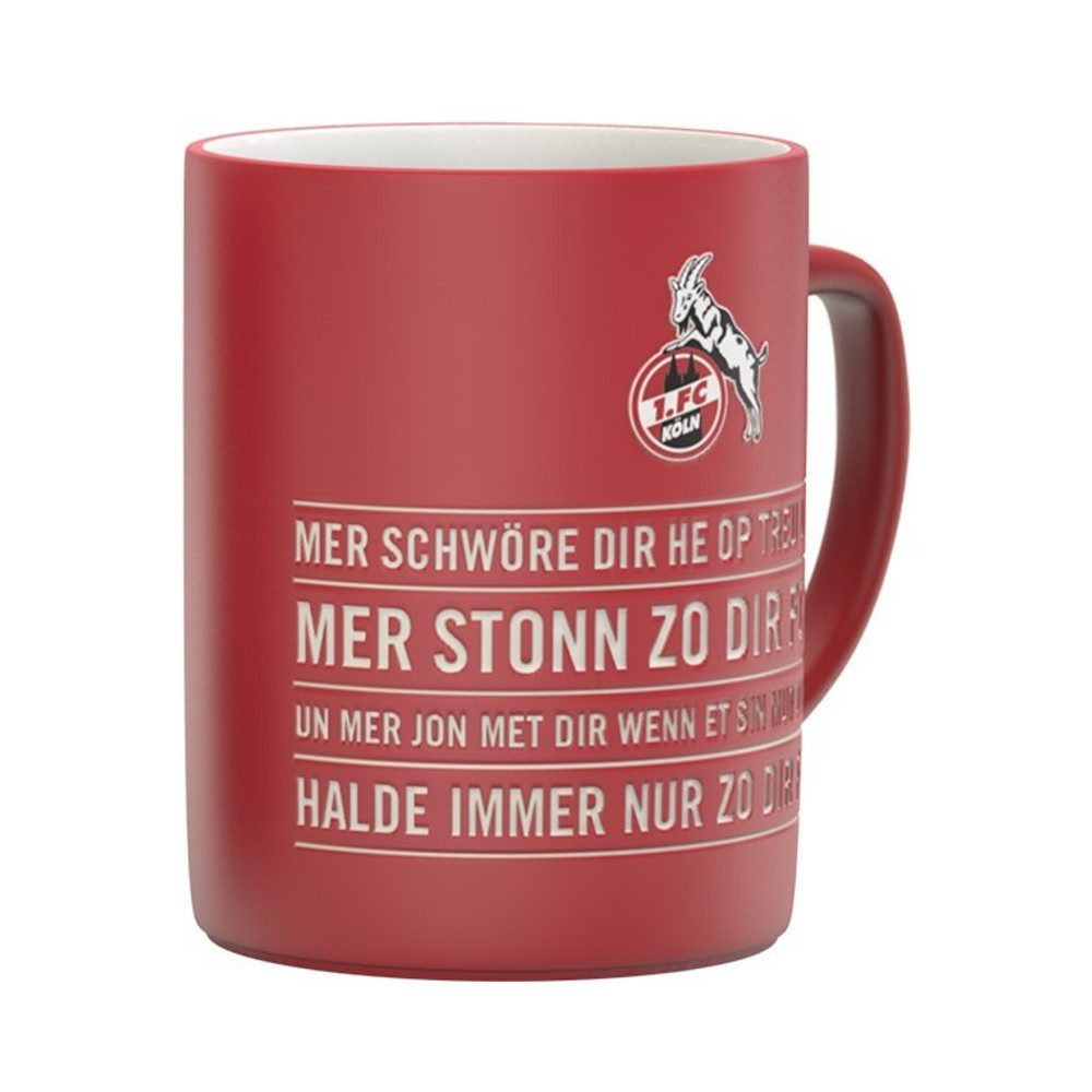 VertriebsArena GmbH Becher 1. FC Köln Tasse "Hymne", Keramik