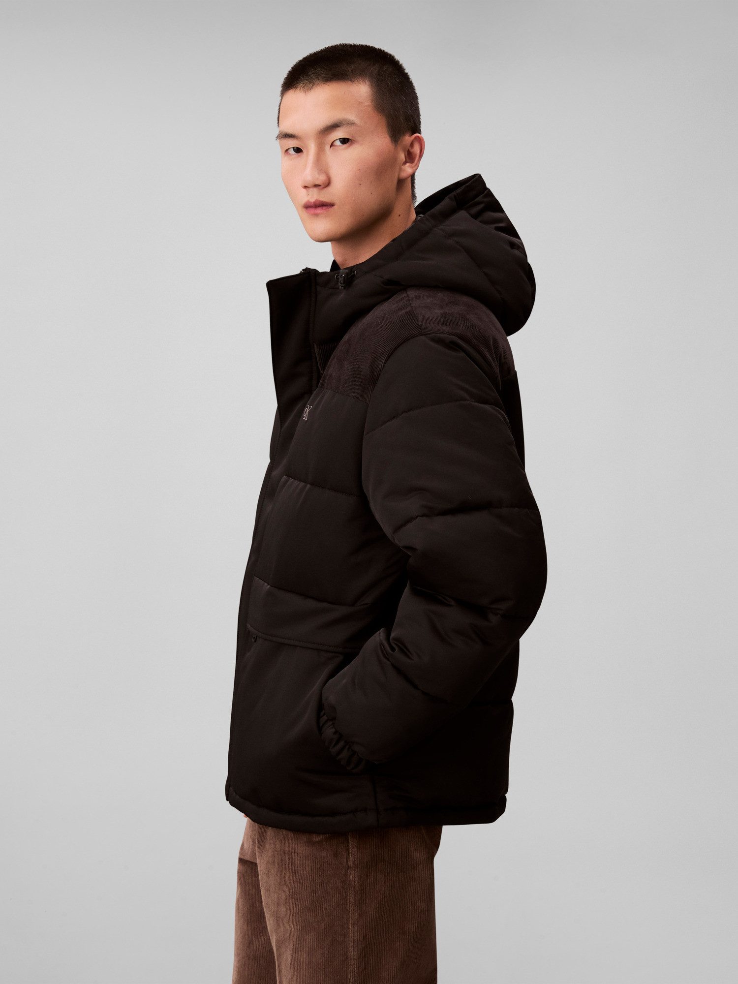 Calvin Klein Jeans Steppjacke Kapuze, regular fit, wattiert