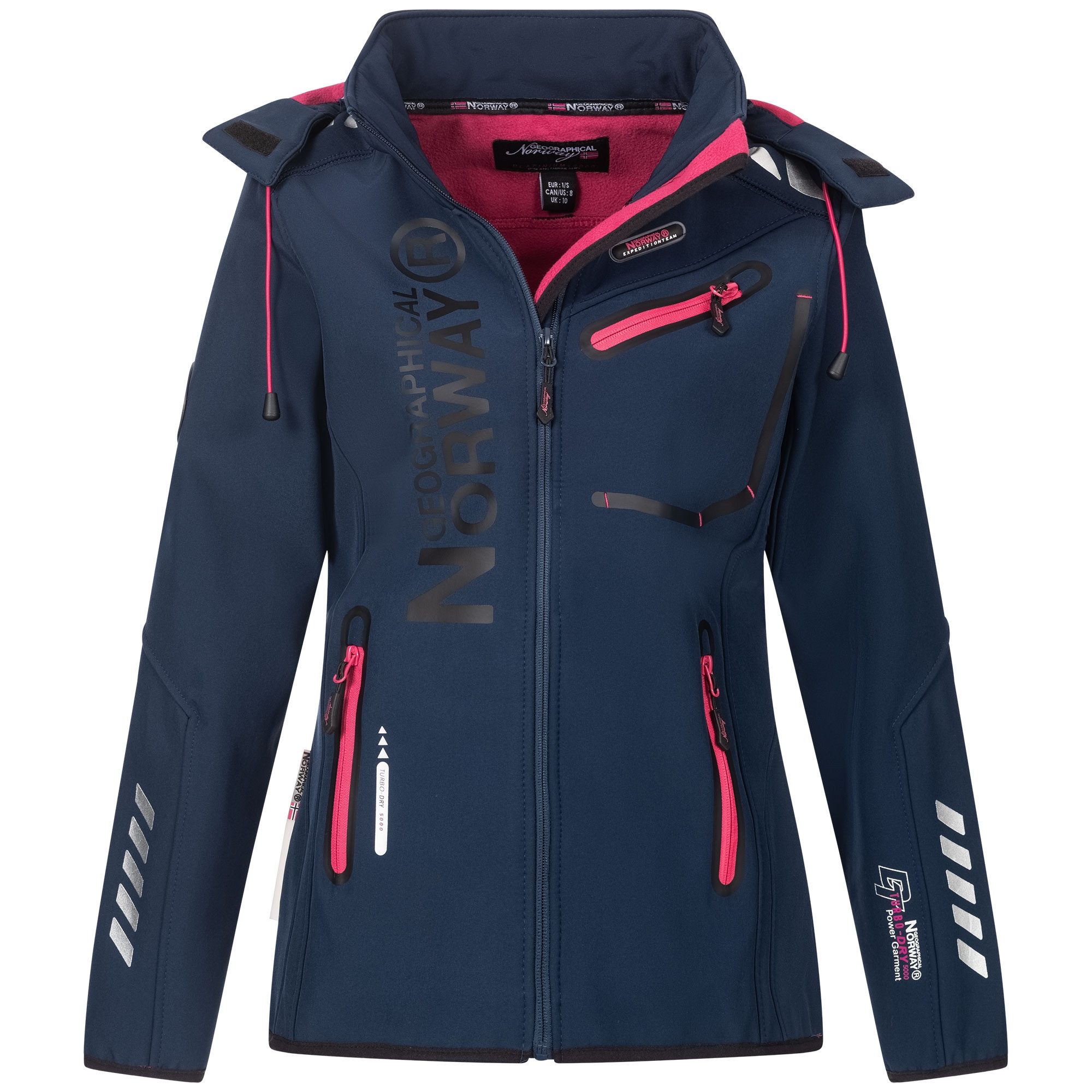 Geographical Norway Softshelljacke Damen Outdoor Windbreaker günstig online kaufen