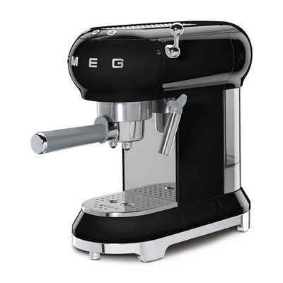 Smeg Espressomaschine SMEG Espressomaschine Siebträgermaschine Kaffeemaschine Auswahl Farbe ECF01 Auswahl : Schwarz_ECF01BLEU