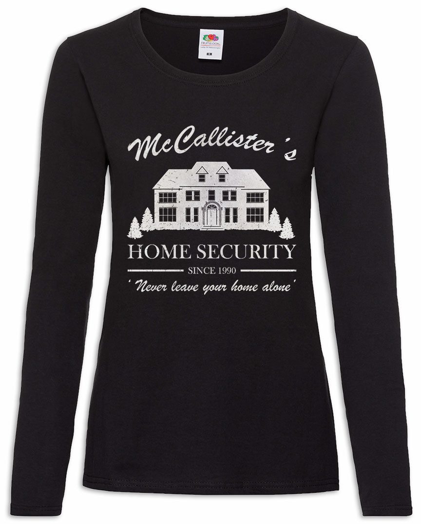 Langarmshirt McCallister Home Security Damen Langarmshirt Zuhaus Kevin Alone Allein