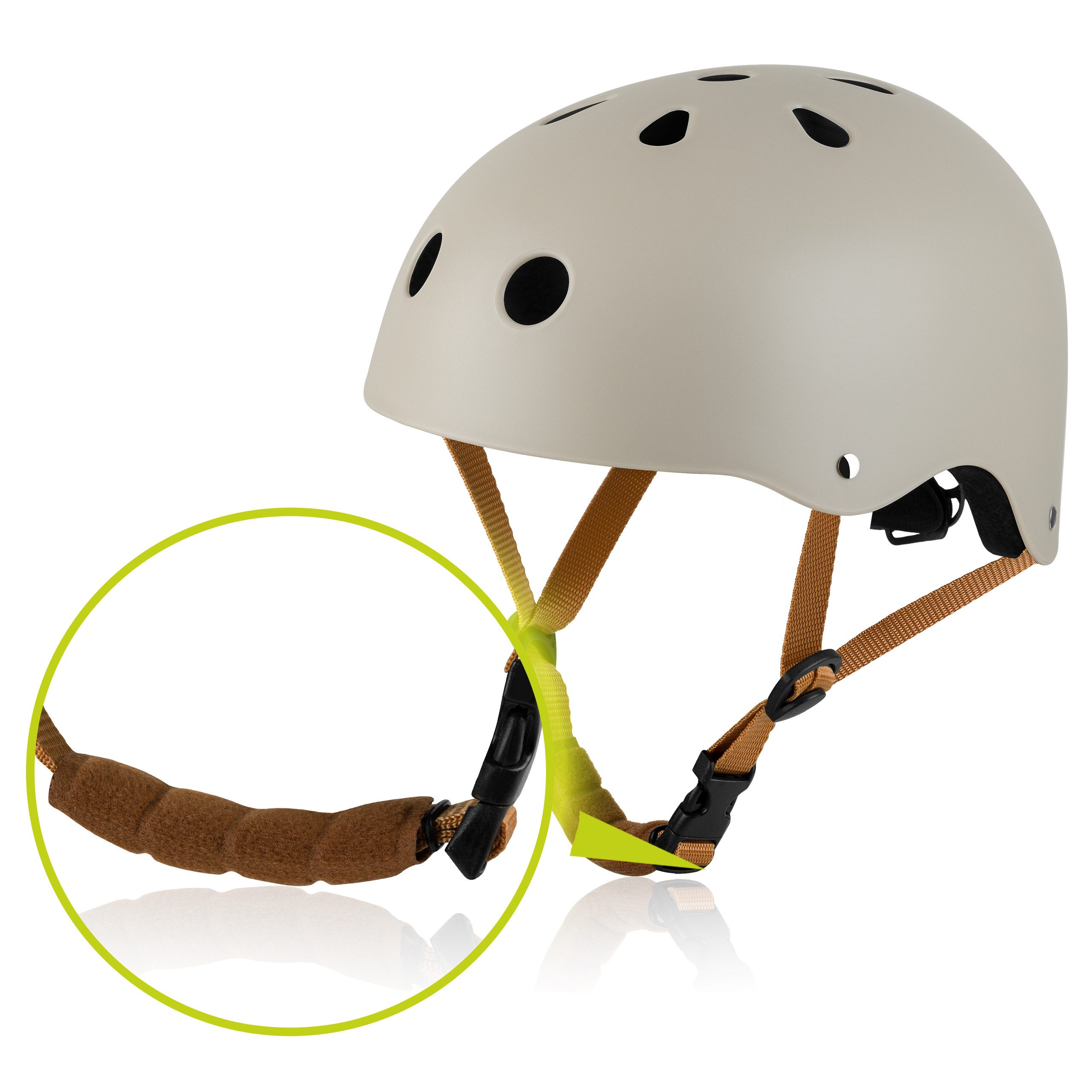 lionelo Kinderhelm Lionelo Helmet, 50-56cm/INTERTEK/Kann mit Markern dekoriert werden