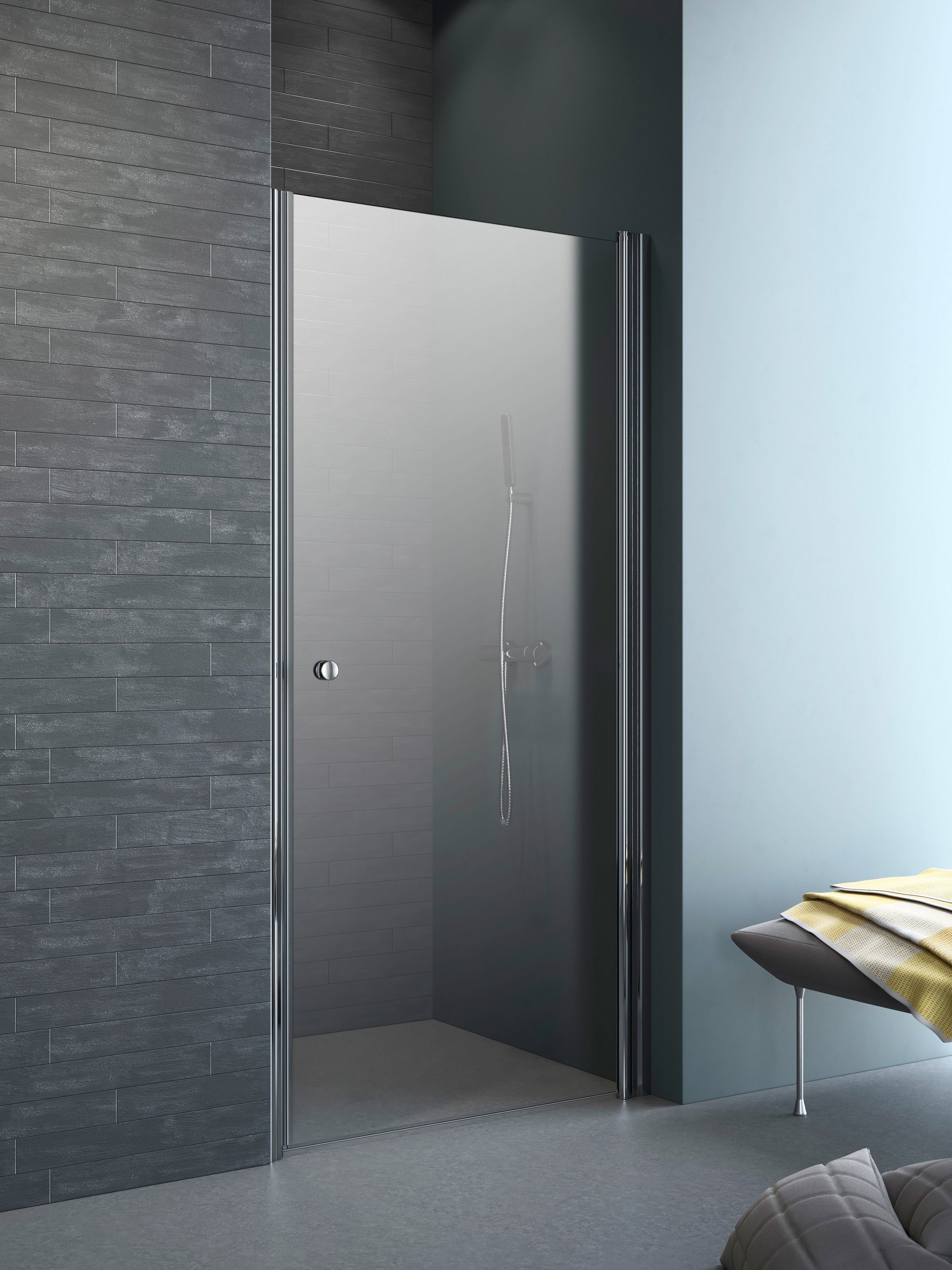 maw by GEO Dusch-Drehtür Relax Vario, 90x202,2 cm, Sicherheitsglas, BxH: 90 x 202,2 cm