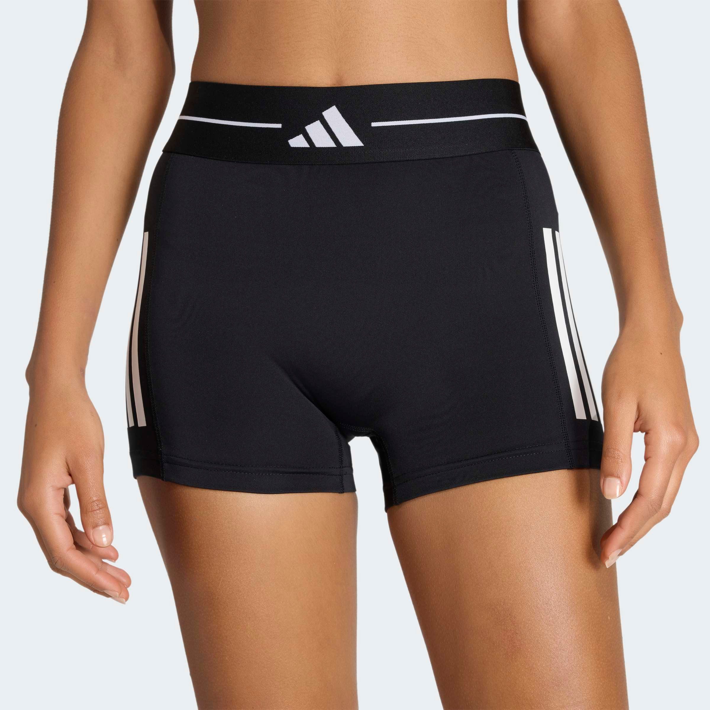 adidas Performance Shorts HYPERGLAM 3-STREIFEN KURZE LEGGINGS für sportliche Fitness-Einsätze, mit climacool®, aus Polyester