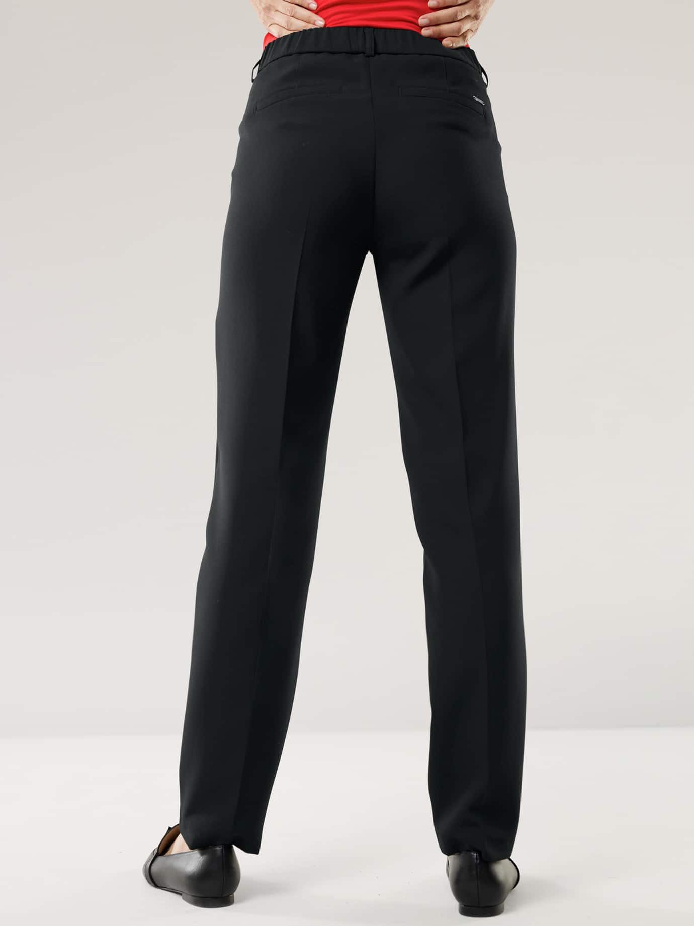 Walbusch Thermohose Damen Thermo Kofferhose Thermokomfort Regular Fit Gebrushtes Innenfutter, knitterfrei und pflegeleicht, dehnbarer Bund