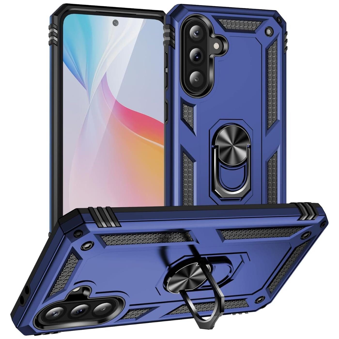 CoolGadget Handyhülle Armor Shield Case für Samsung Galaxy A56 5G 6,7 Zoll, Outdoor Cover mit Magnet Ringhalterung Handy Hülle für Samsung A56 5G