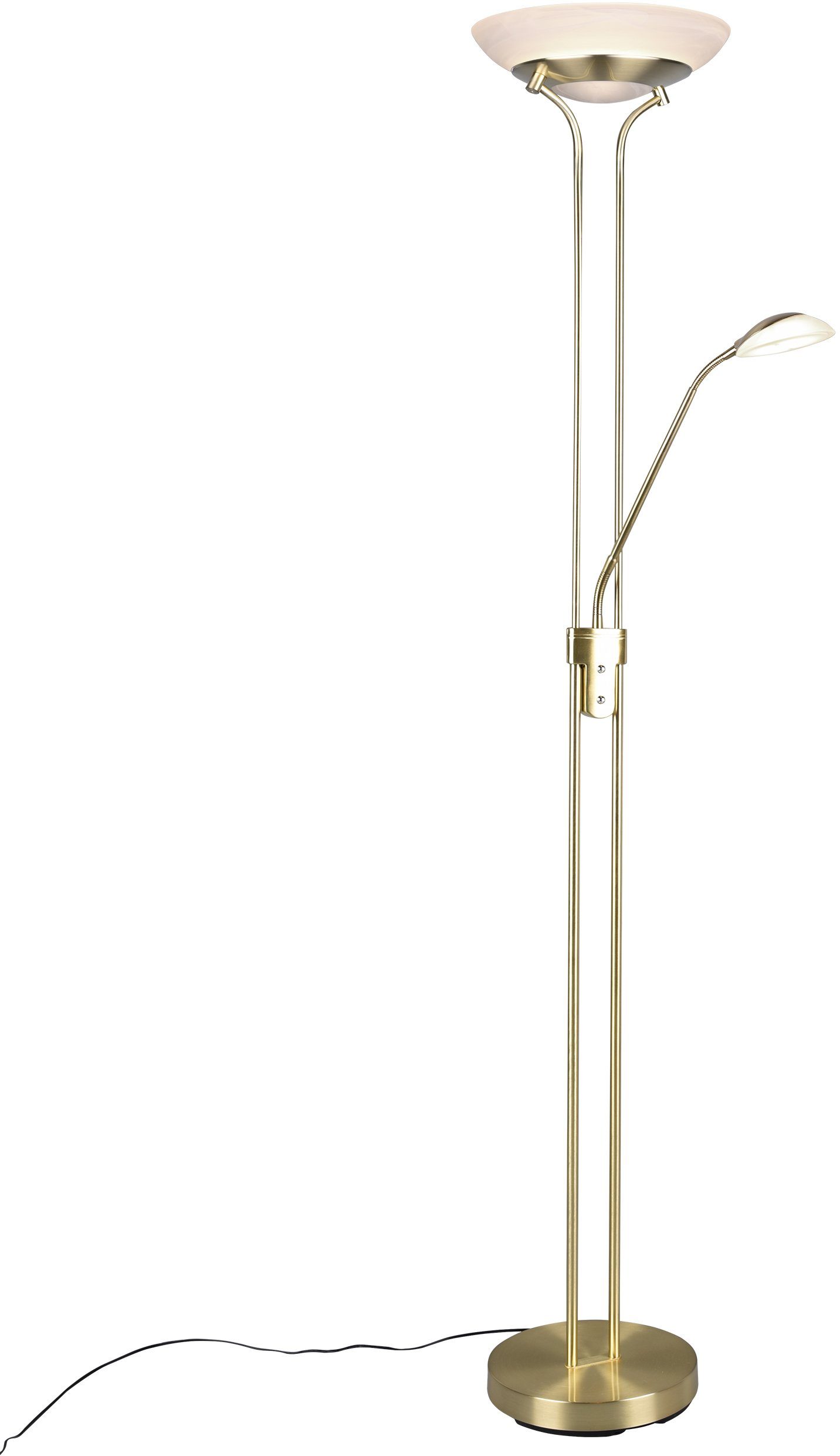 Reality Leuchten LED Stehlampe Orson, Dimmer, Lesearm, LED fest integriert, günstig online kaufen