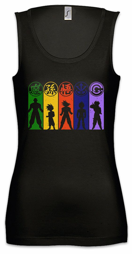 Tanktop Anime Hero Goku Fighter Ärmelloses Damen T-Shirt Dragon Picolo