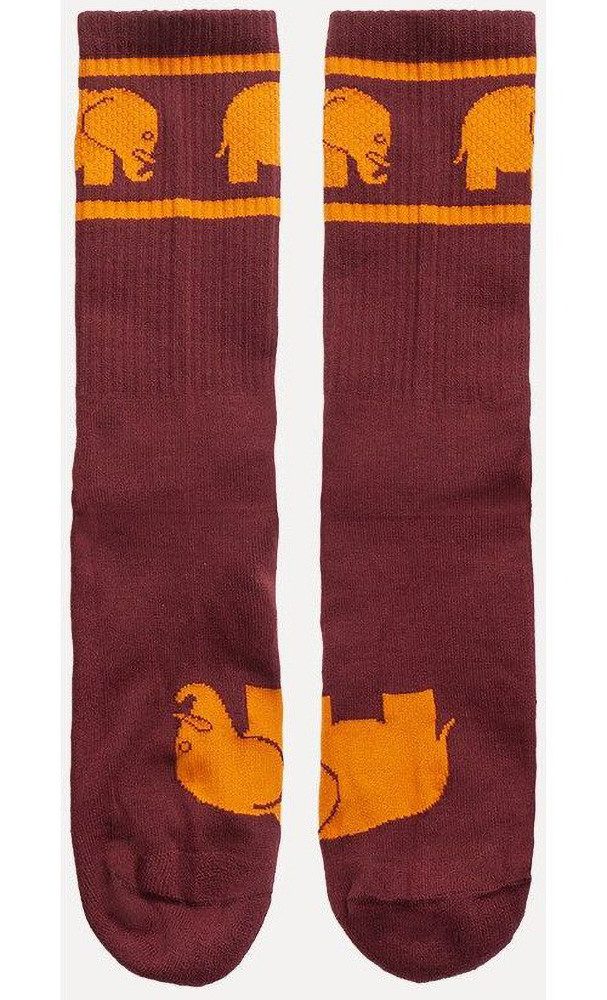 Trendsplant Socken Burgundy Organic Cotton Athletic Socks