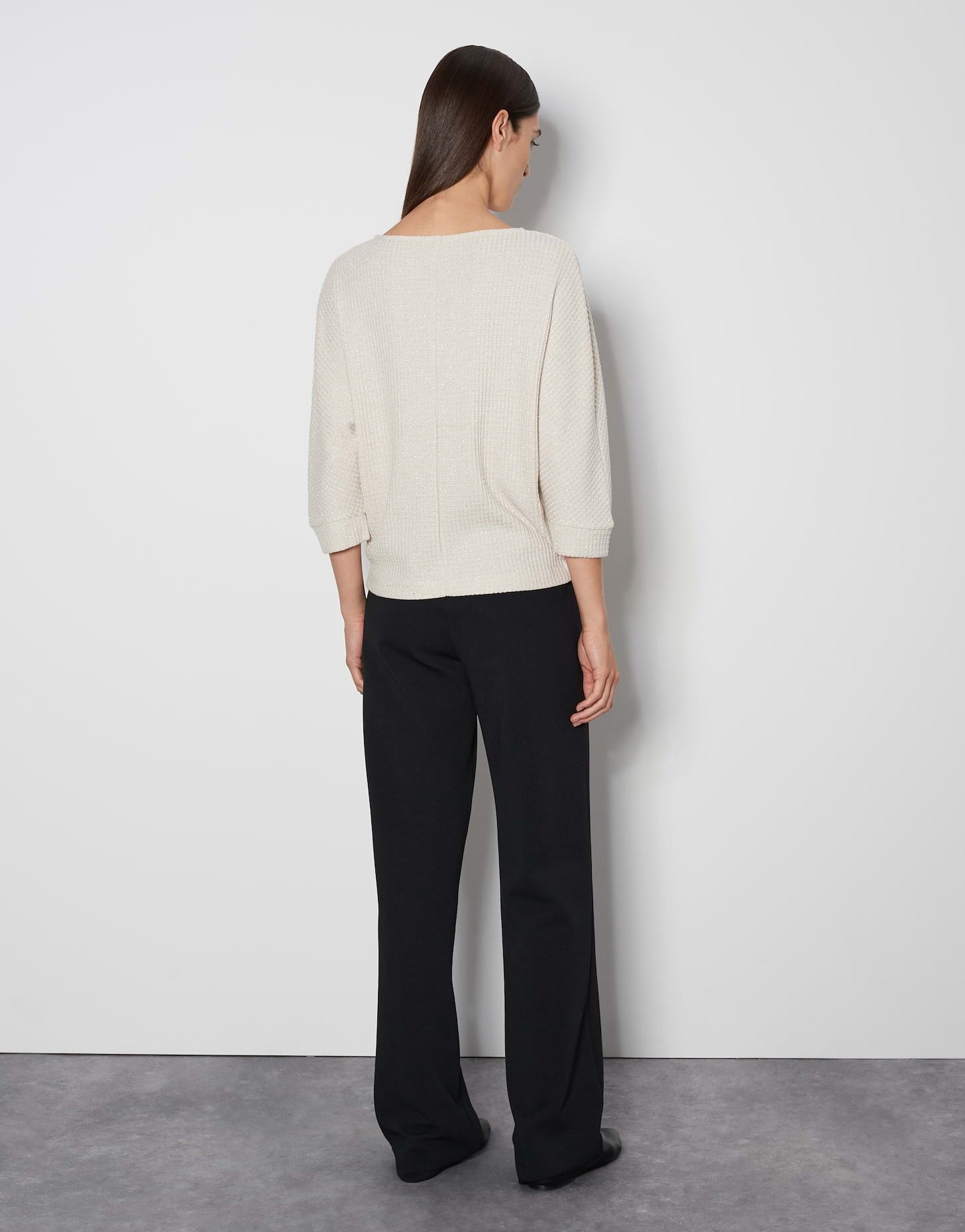 someday 3/4-Arm-Shirt Jerseyshirt KALEMA Loose mit Gliter Effekt