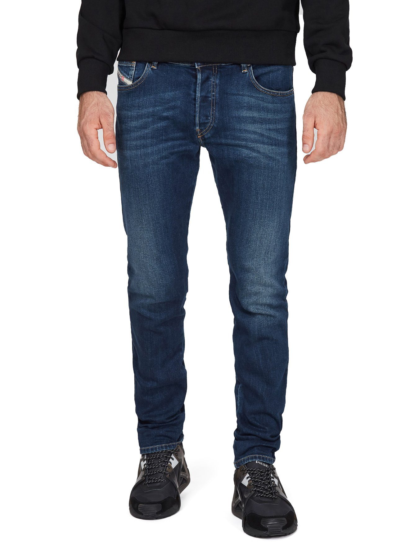 Diesel Slim-fit-Jeans Stretch Hose Tapered - D-Yennox 009ML