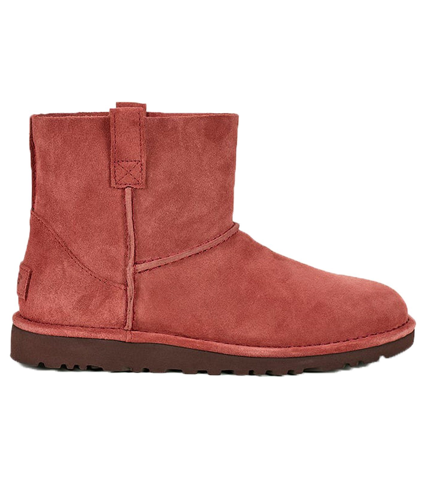 UGG »UGG Australia Echtleder-Boots ungefütterte Damen Low Stiefel Freizeit- Boots Rot« Stiefel