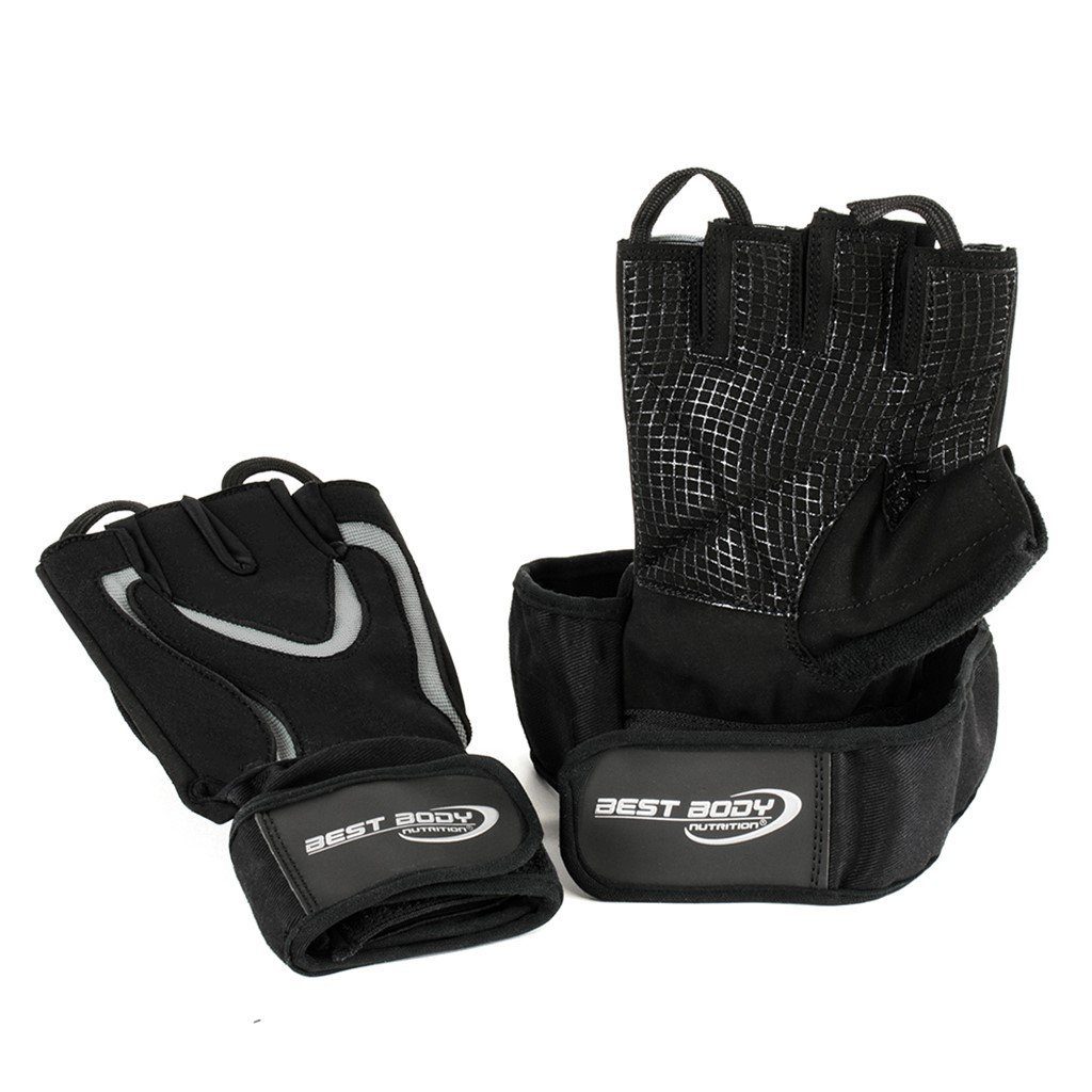 Best Body Nutrition Trainingshandschuhe Handschuhe Top Grip 2.0 - grau - Paar