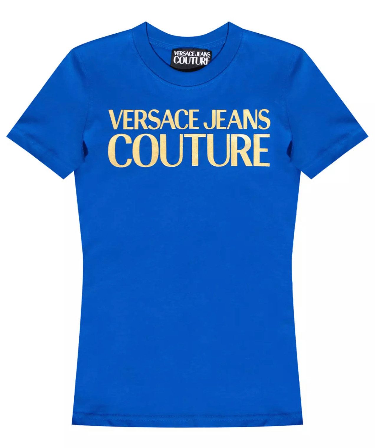 Versace Jeans Couture T-Shirt Logo Foil Slim Fit Shirt ikonischen Logo-Prin günstig online kaufen