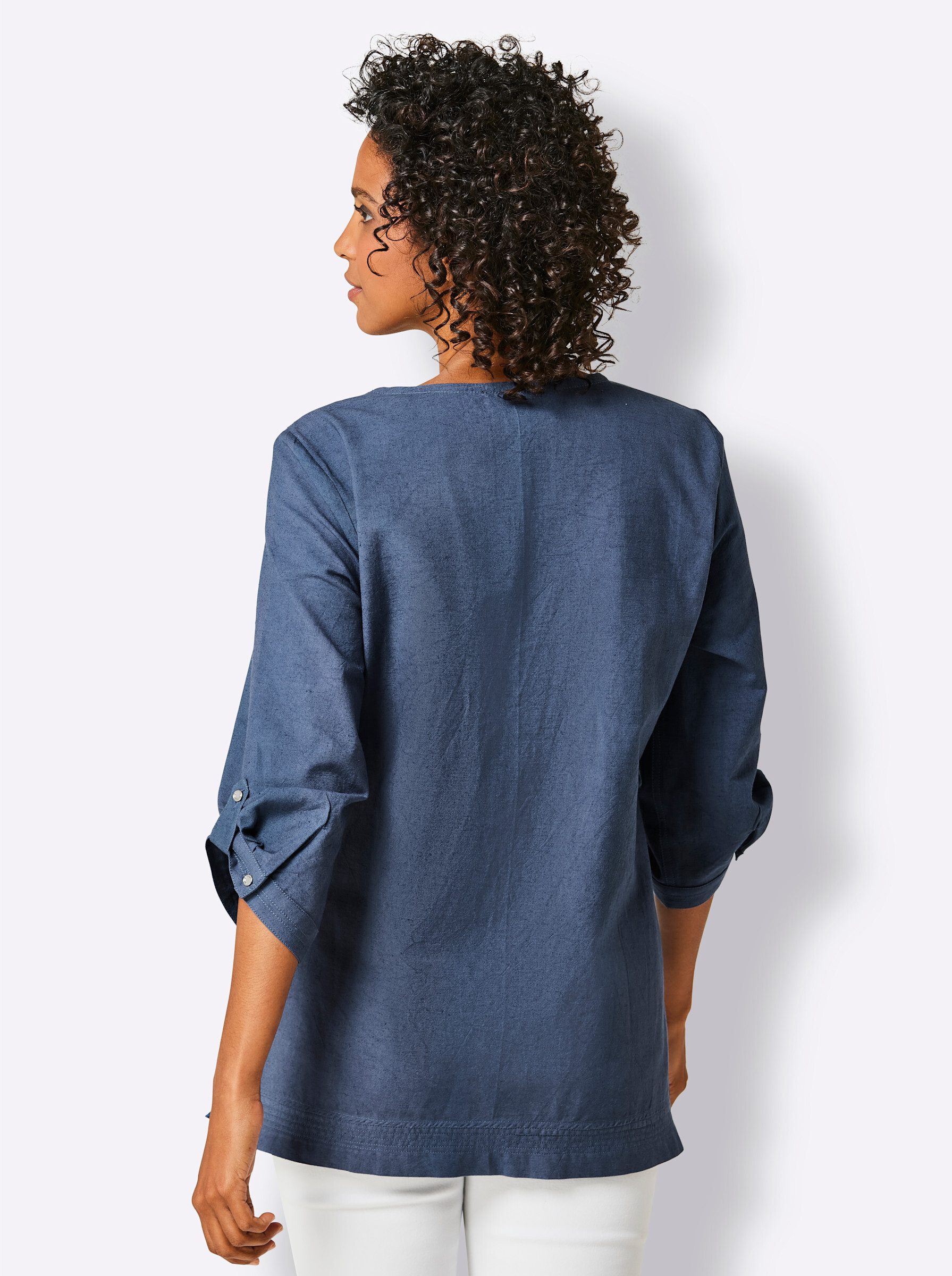 creation L Klassische Bluse Leinenbluse . günstig online kaufen