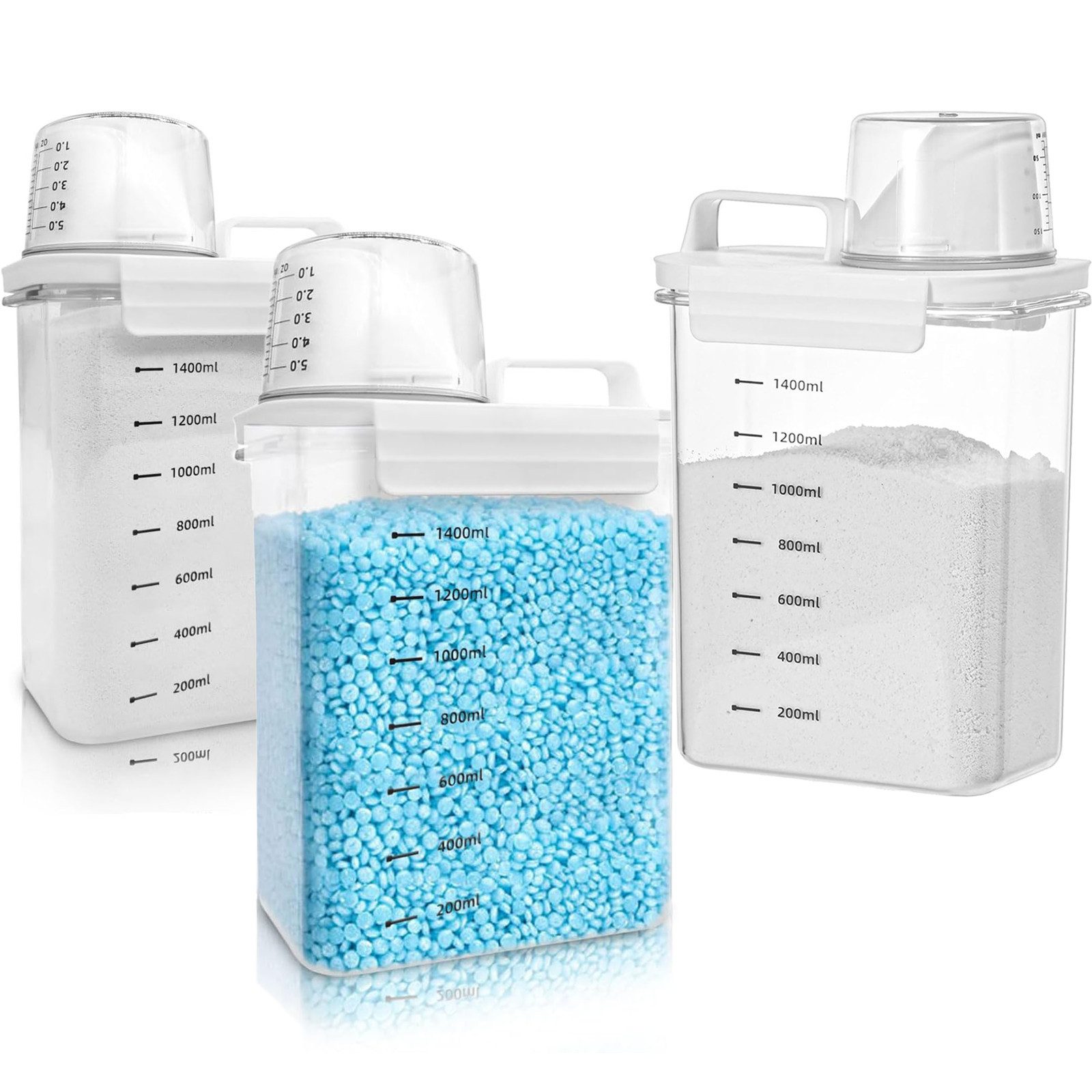 BlingBin Aufbewahrungsbox Waschpulver Luftdichter Waschmittelspender Mit Me günstig online kaufen