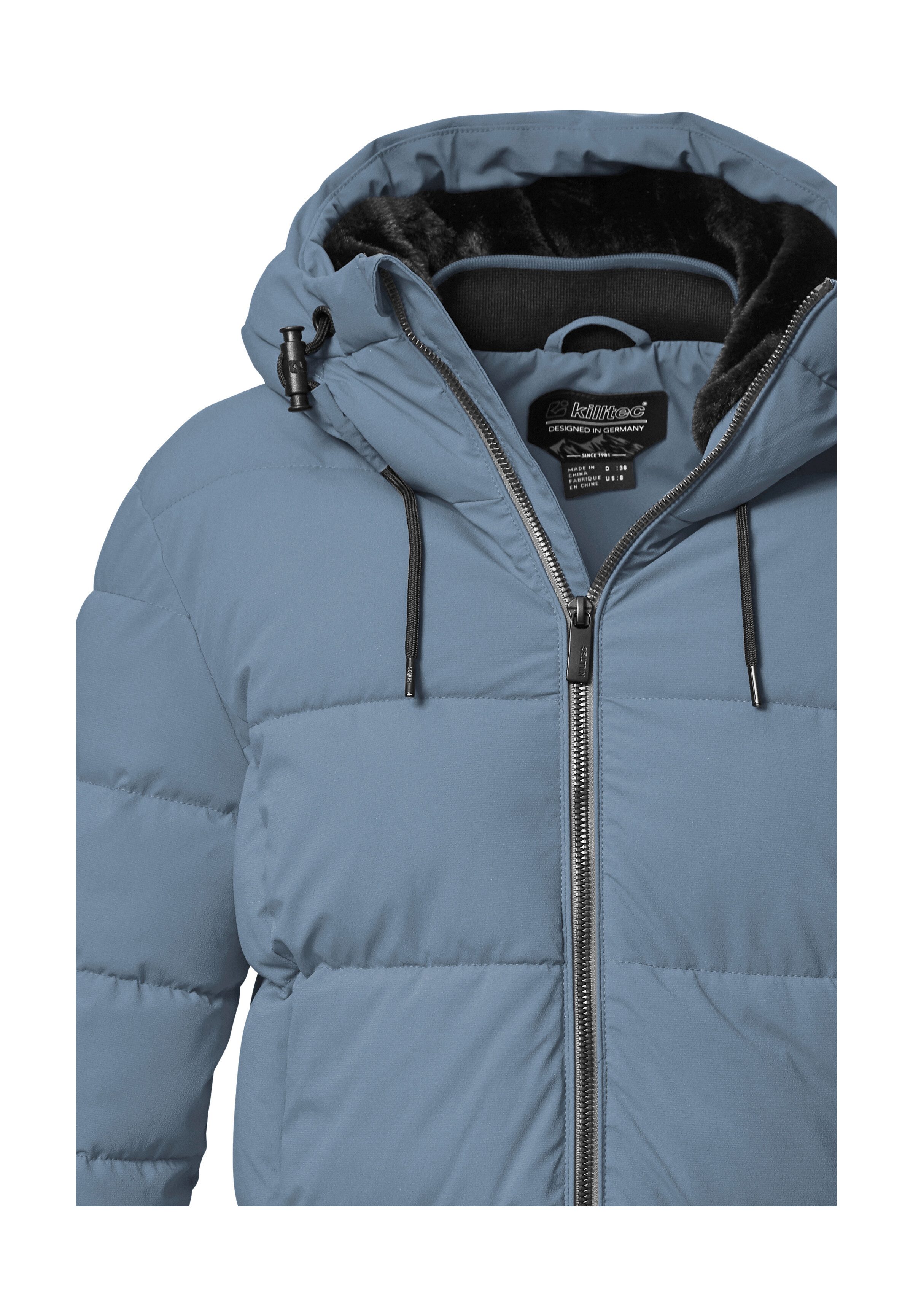 Killtec Steppmantel KOW 56 WMN QLTD CT Winddichter, wasserabweisender Wintermantel mit regulierbarer Kapuze – Bild 3 von 5