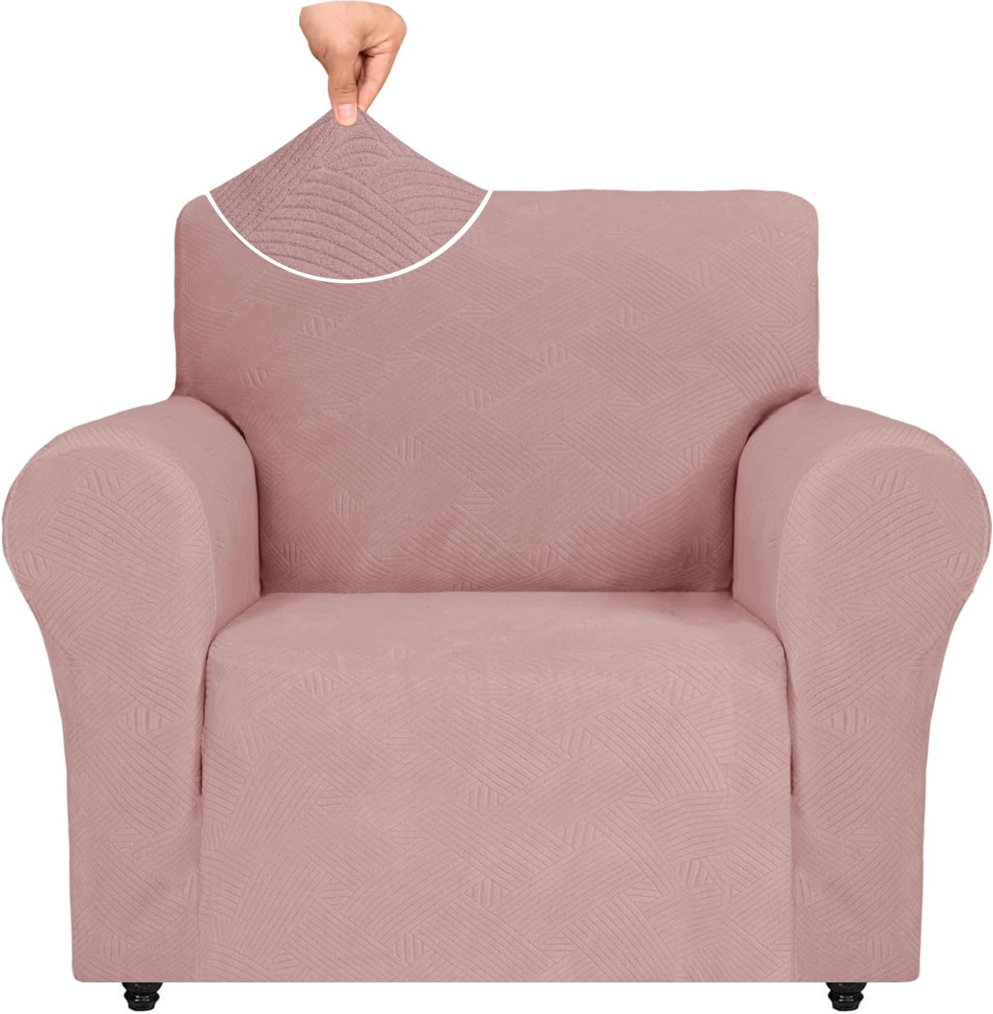 Coonoor Sofahusse Stretch Sofabezug, Sofa Überzug 1/2/3/4 Sitzer, Sofaschoner rutschfest, Elastisch Couch Überzug Mit Armlehnen, Sofaüberwurf Couch Überwurf