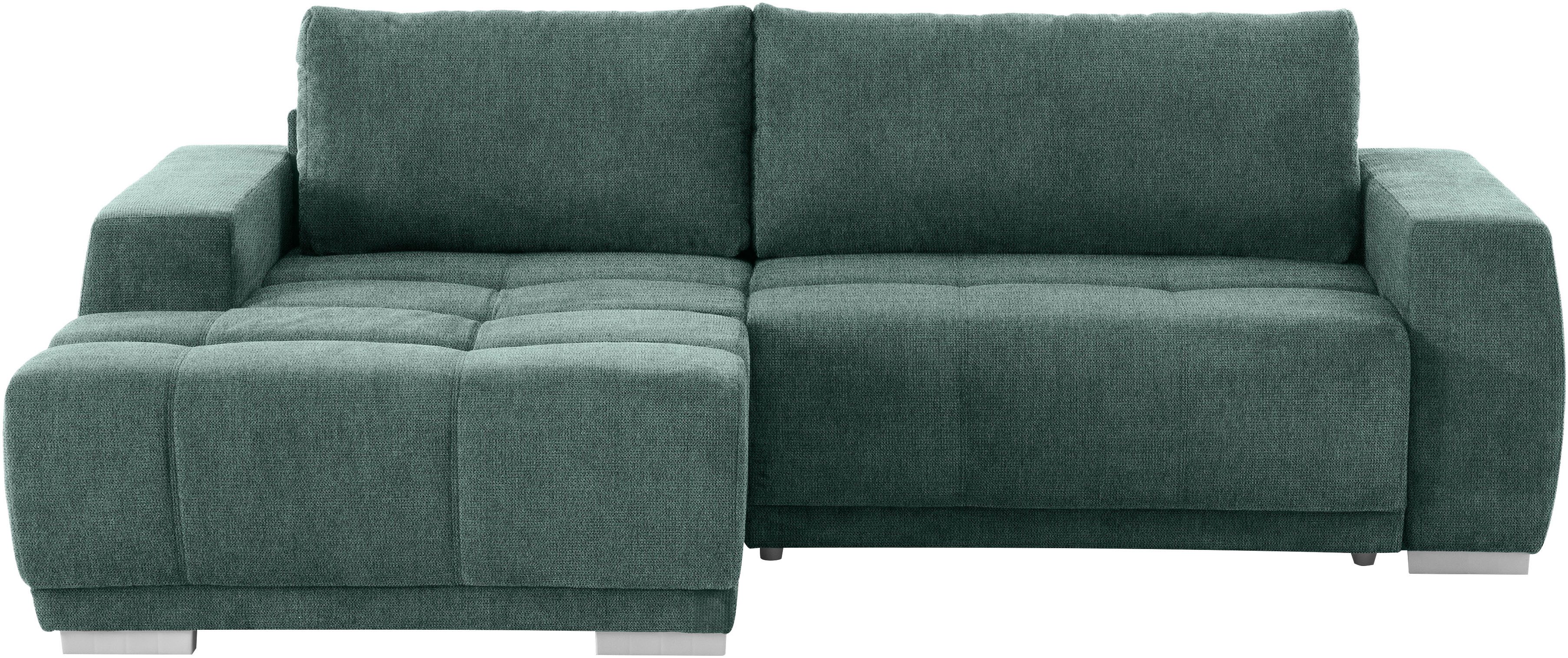 INOSIGN Ecksofa "Bolero L-Form", wahlweise mit Bettfunktion & Bettkasten günstig online kaufen