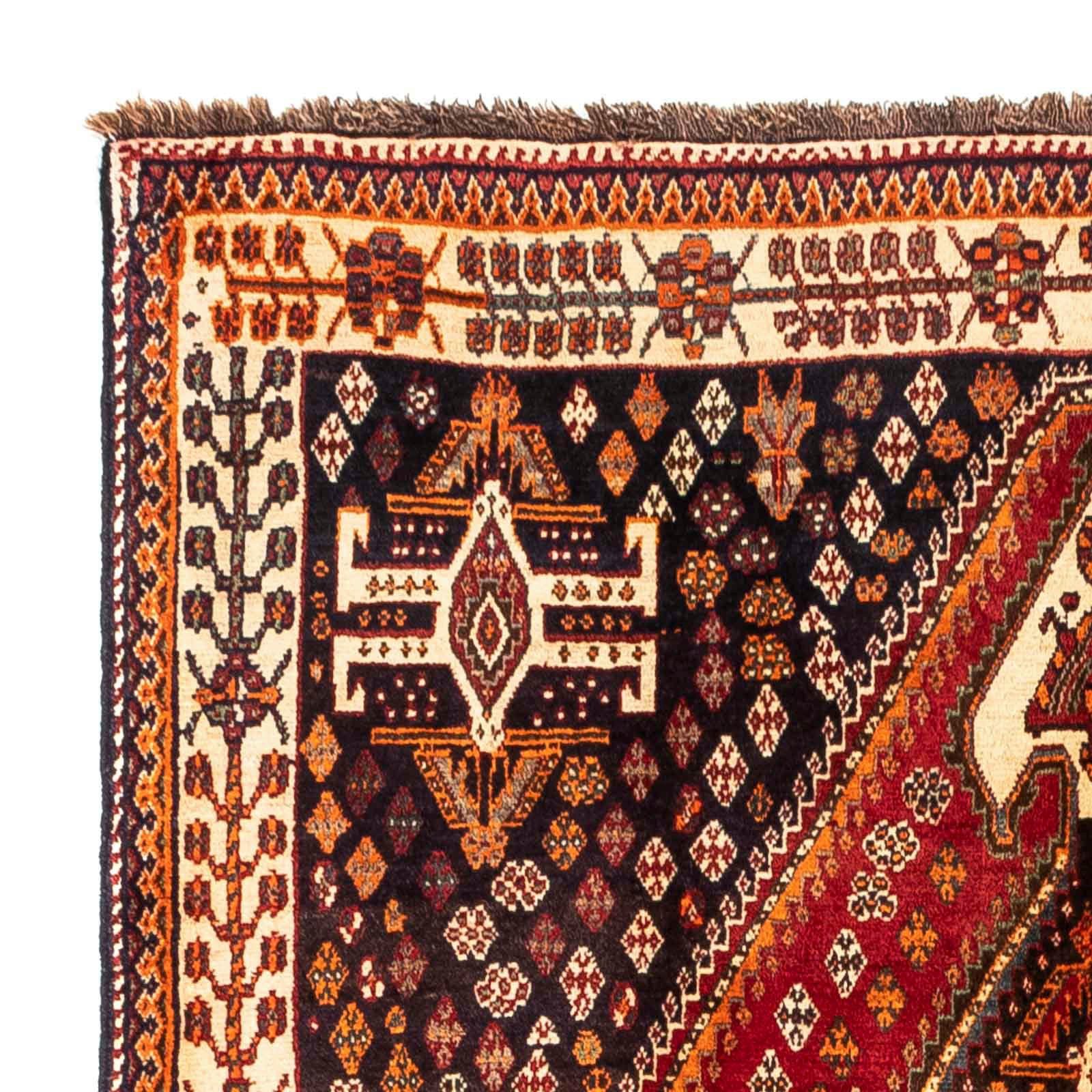 Medaillon Wollteppich x cm, 1 175 Shiraz Unikat rechteckig, morgenland, Zertifikat 270 mm, Höhe: mit