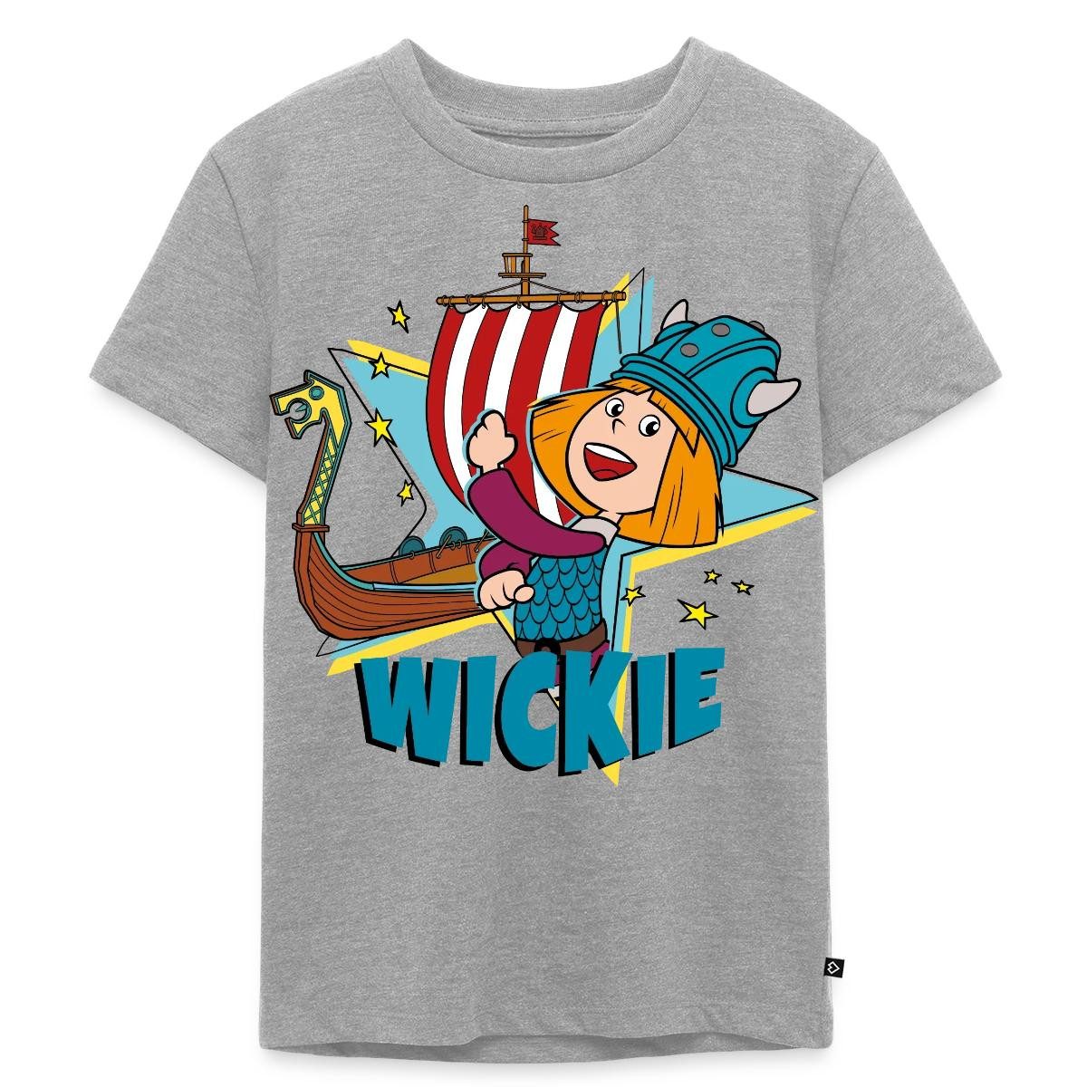 T-Shirt Wickie Und Die Starken Männer Wikingerschiff Kinder Premium T-Shirt