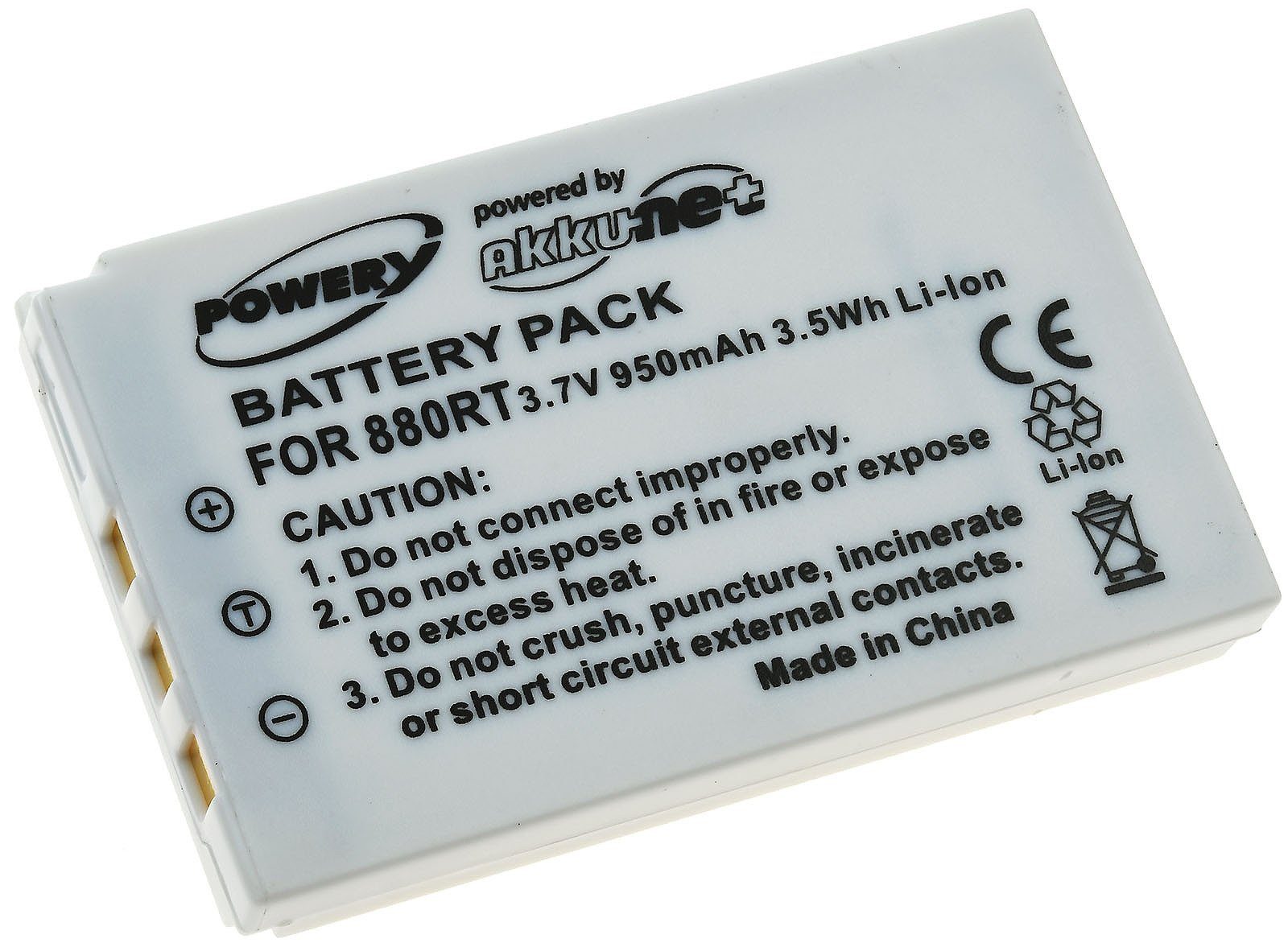 Powery F12440023 mAh Logitech 950 Akku für Typ Akku (3.7 V)