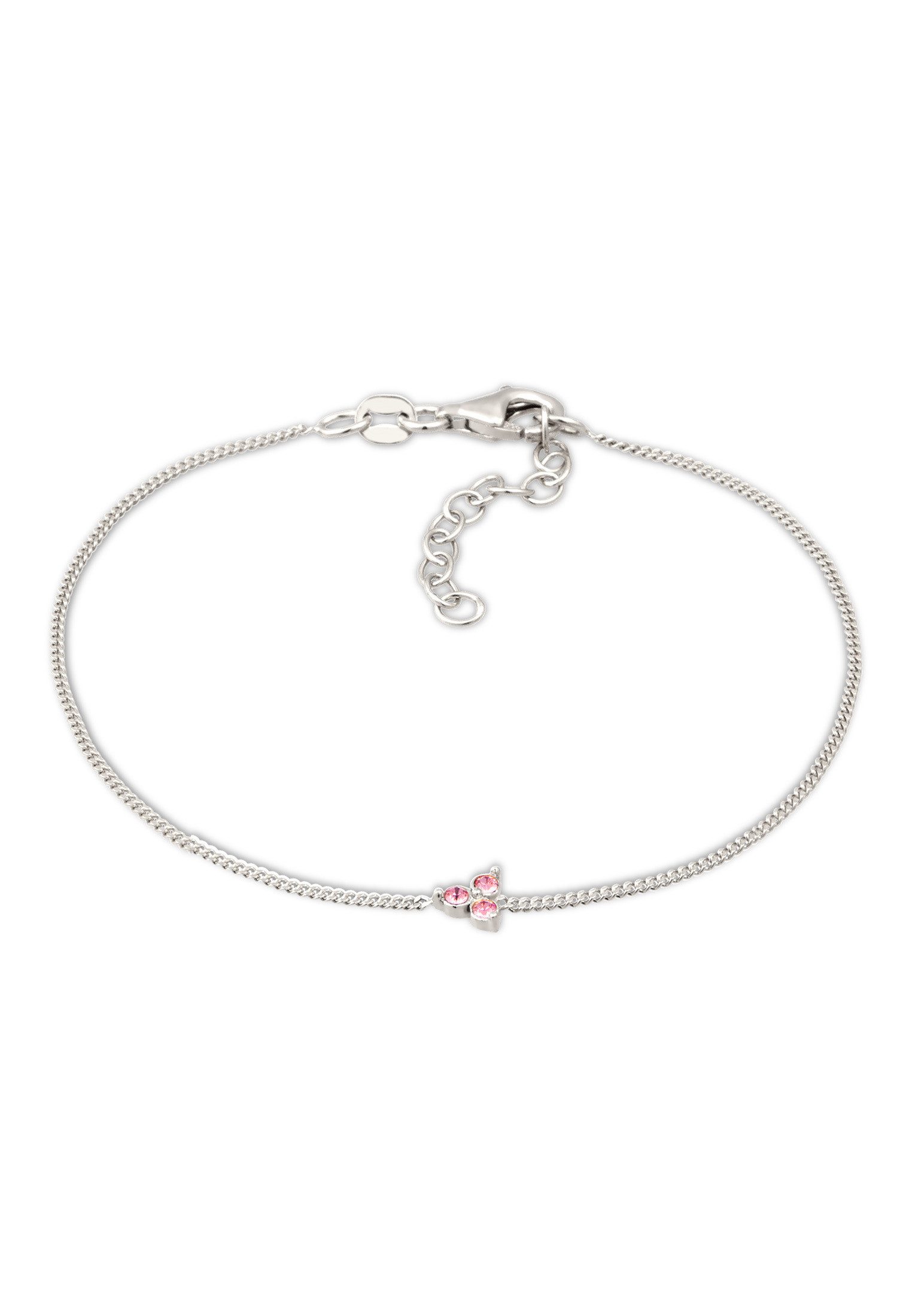 Armband Rose Dreieck 925 Sterling Silber, mit Kristallen von Swarovski®