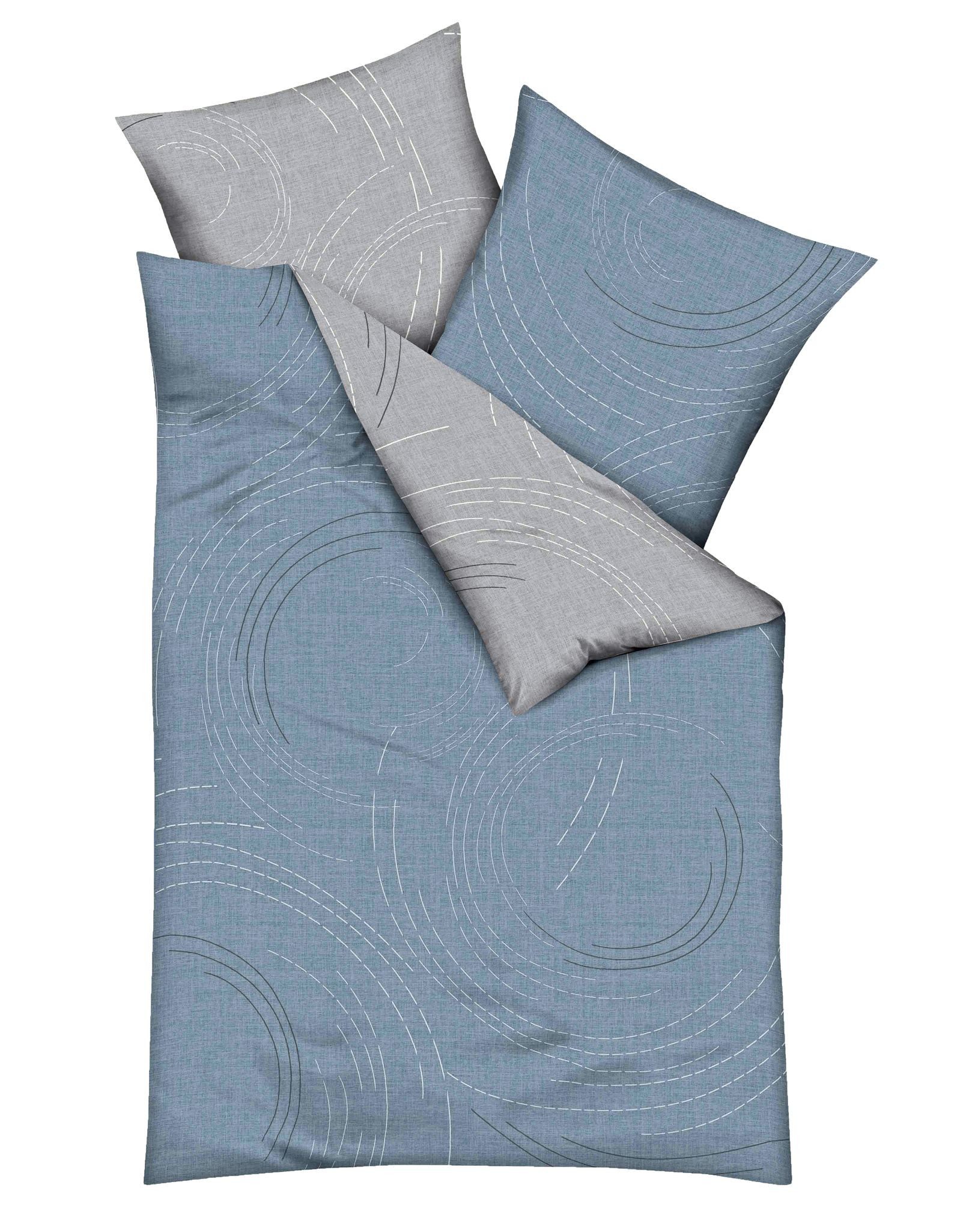 JACK Wendebettwäsche 135x200cm Jaro Taube Blau günstig online kaufen