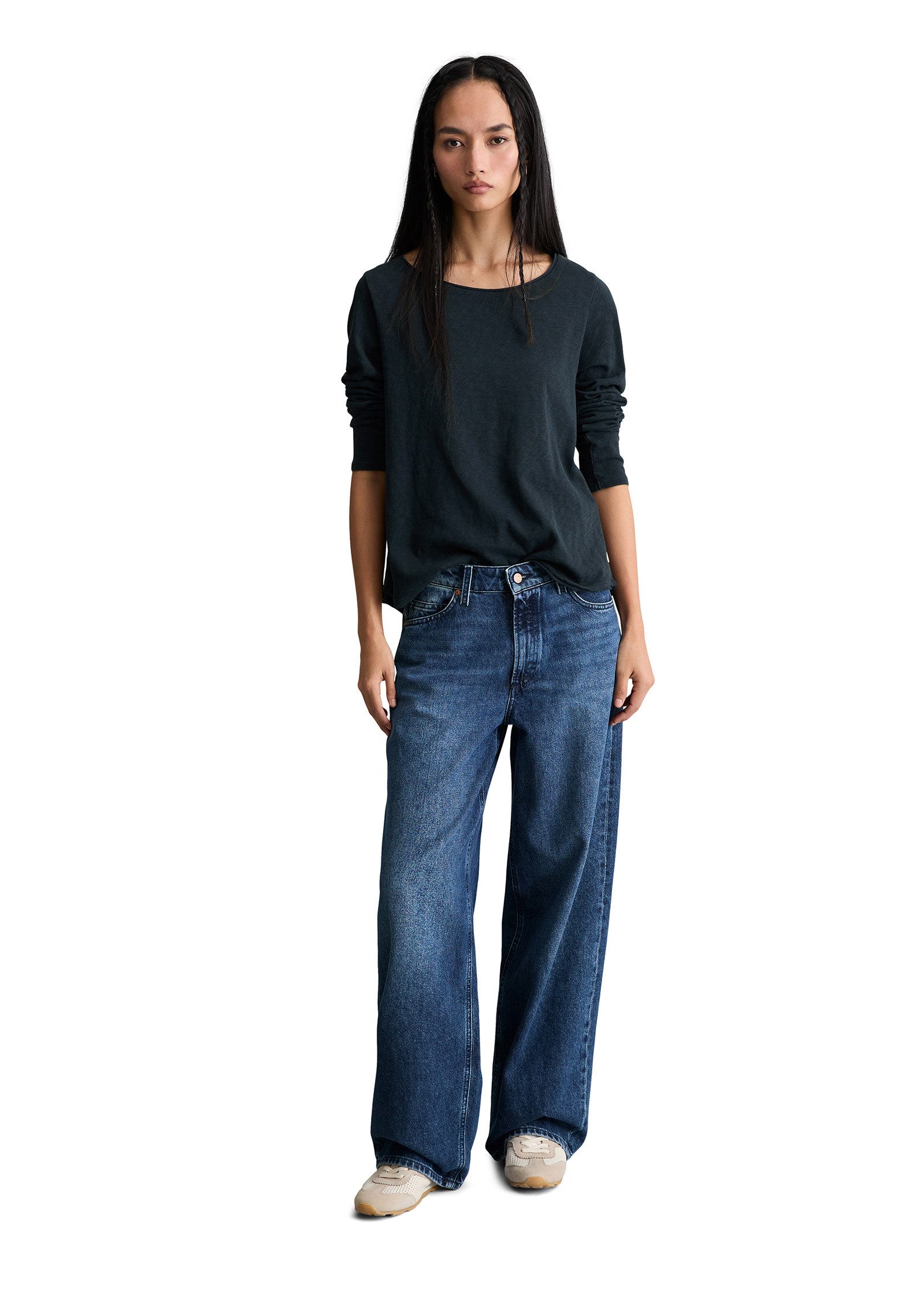 Marc O'Polo DENIM Langarmshirt aus Organic Cotton