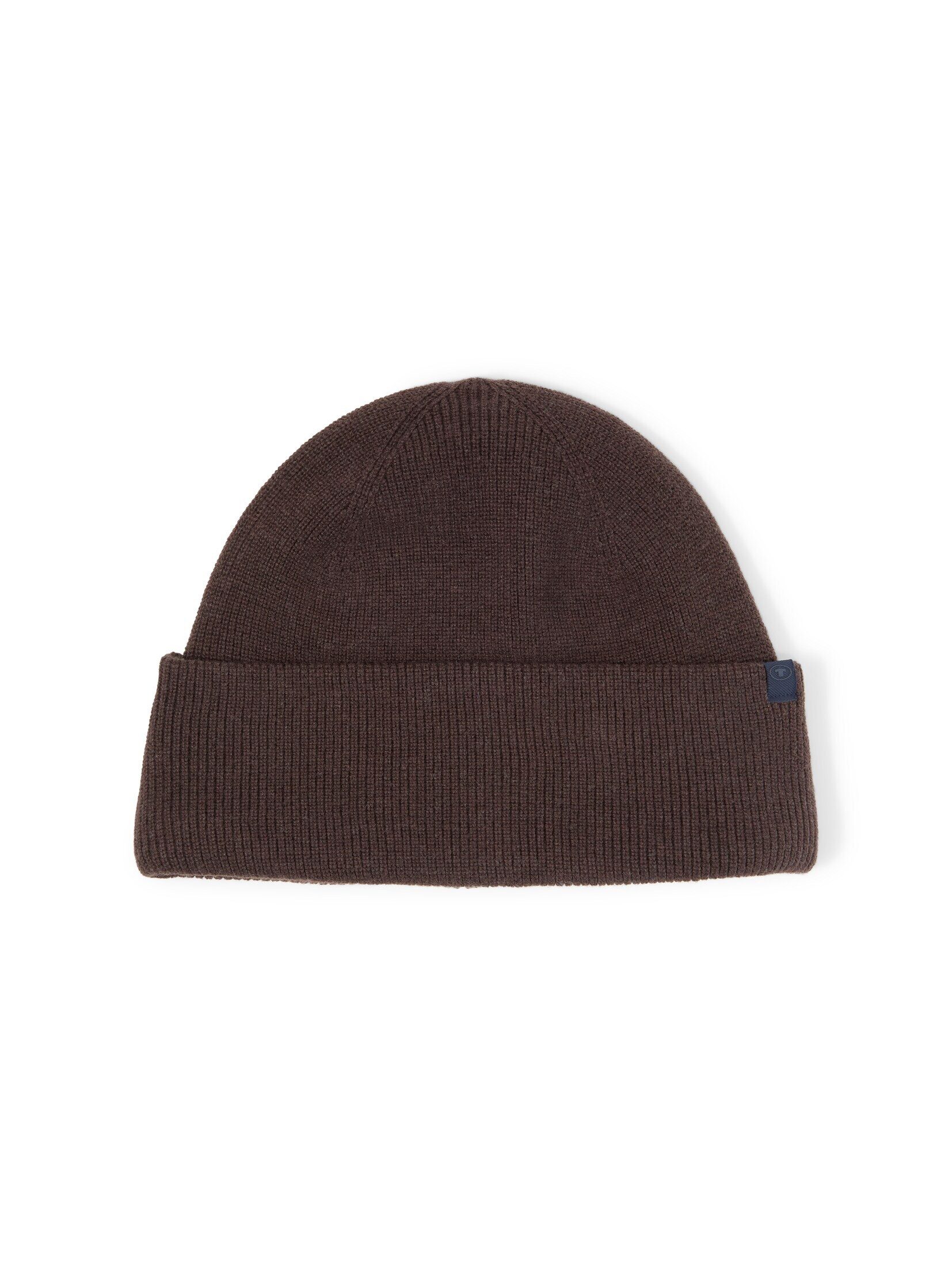 TOM TAILOR Beanie Accessoire Beanie Mütze mit Kaschmir-Anteil